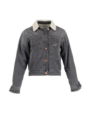 Isabel Marant Etoile 'Endless' Detailjacke in grauem Denim