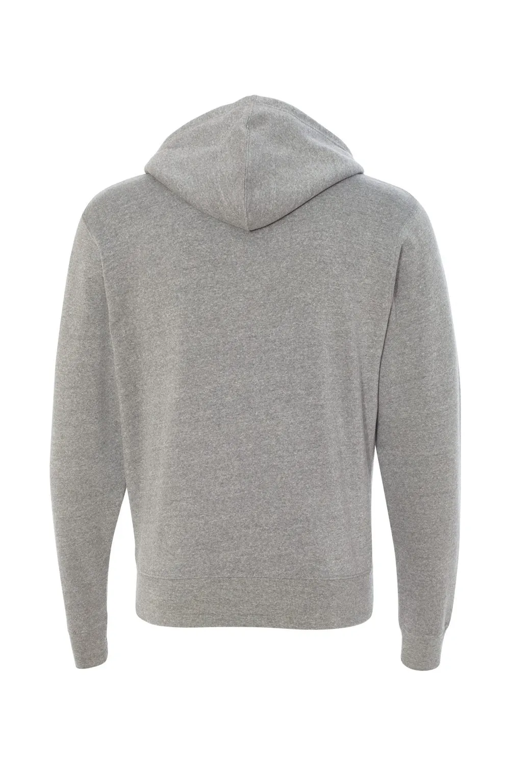 J America Herren Fleece Full-Zip Kapuzenpullover mit Taschen - Grau