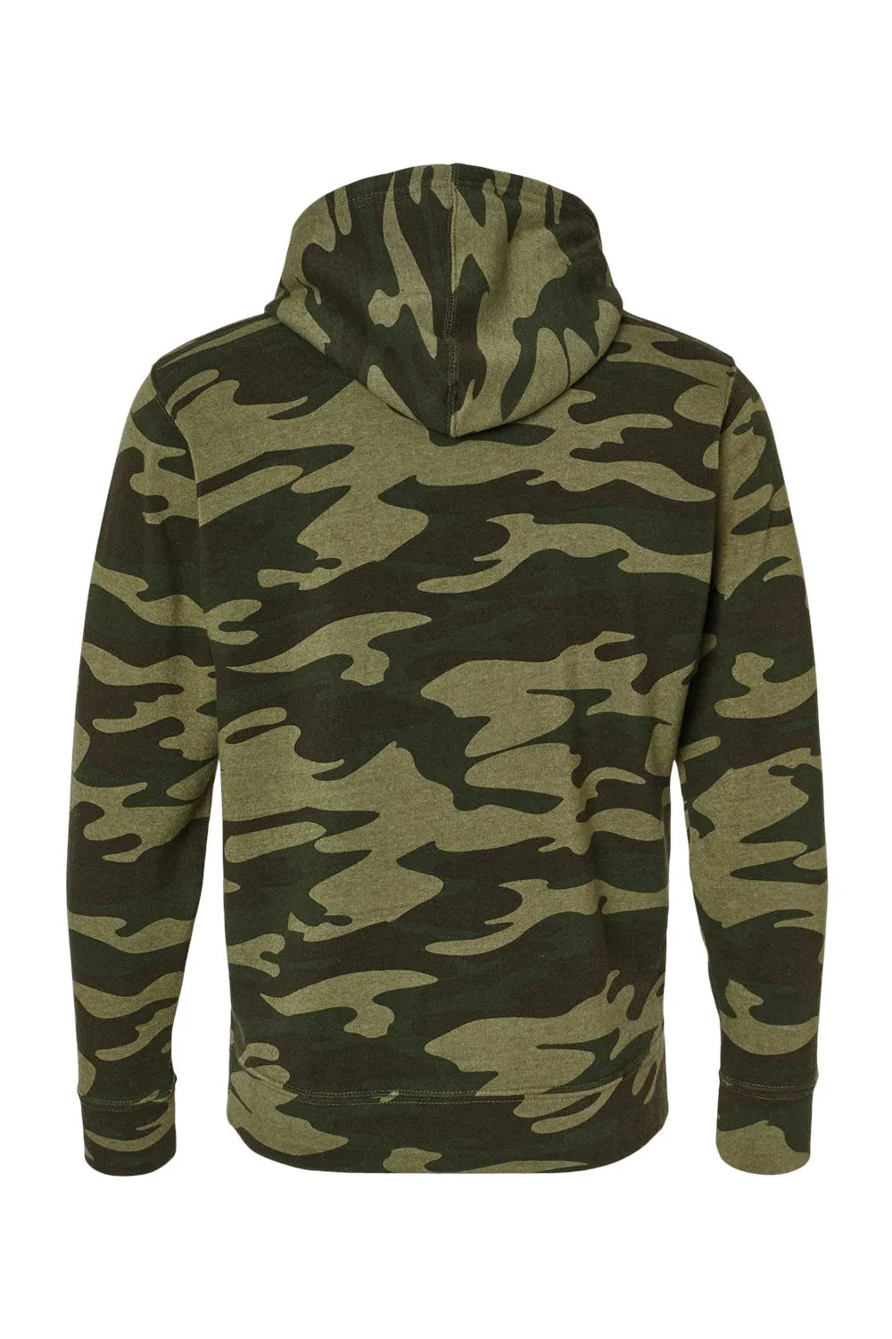 J America Herren Fleece Kapuzenpullover mit Kangaroo-Tasche - Camouflage