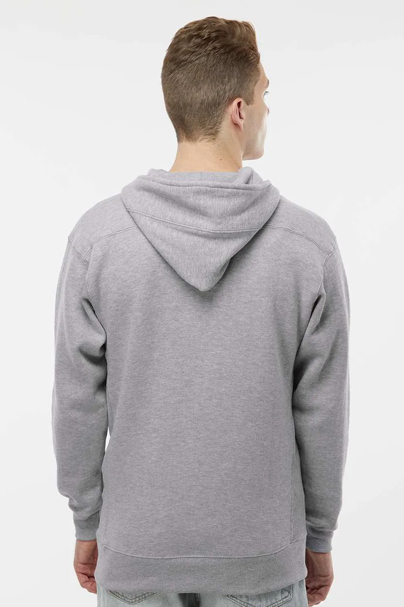 J America Herren Sport Kapuzenpullover mit Schnürung und Kangaroo-Tasche - Oxford Grau