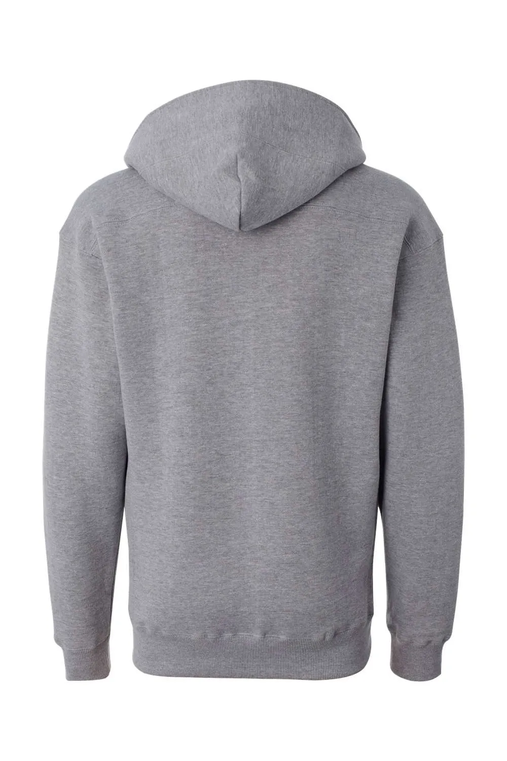 J America Herren Sport Kapuzenpullover mit Schnürung und Kangaroo-Tasche - Oxford Grau