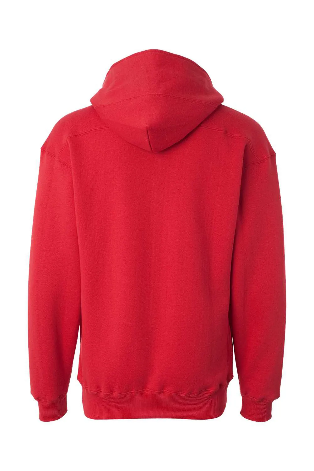J America Herren Sport Kapuzenpullover mit Schnürung und Kangaroo-Tasche - Rot