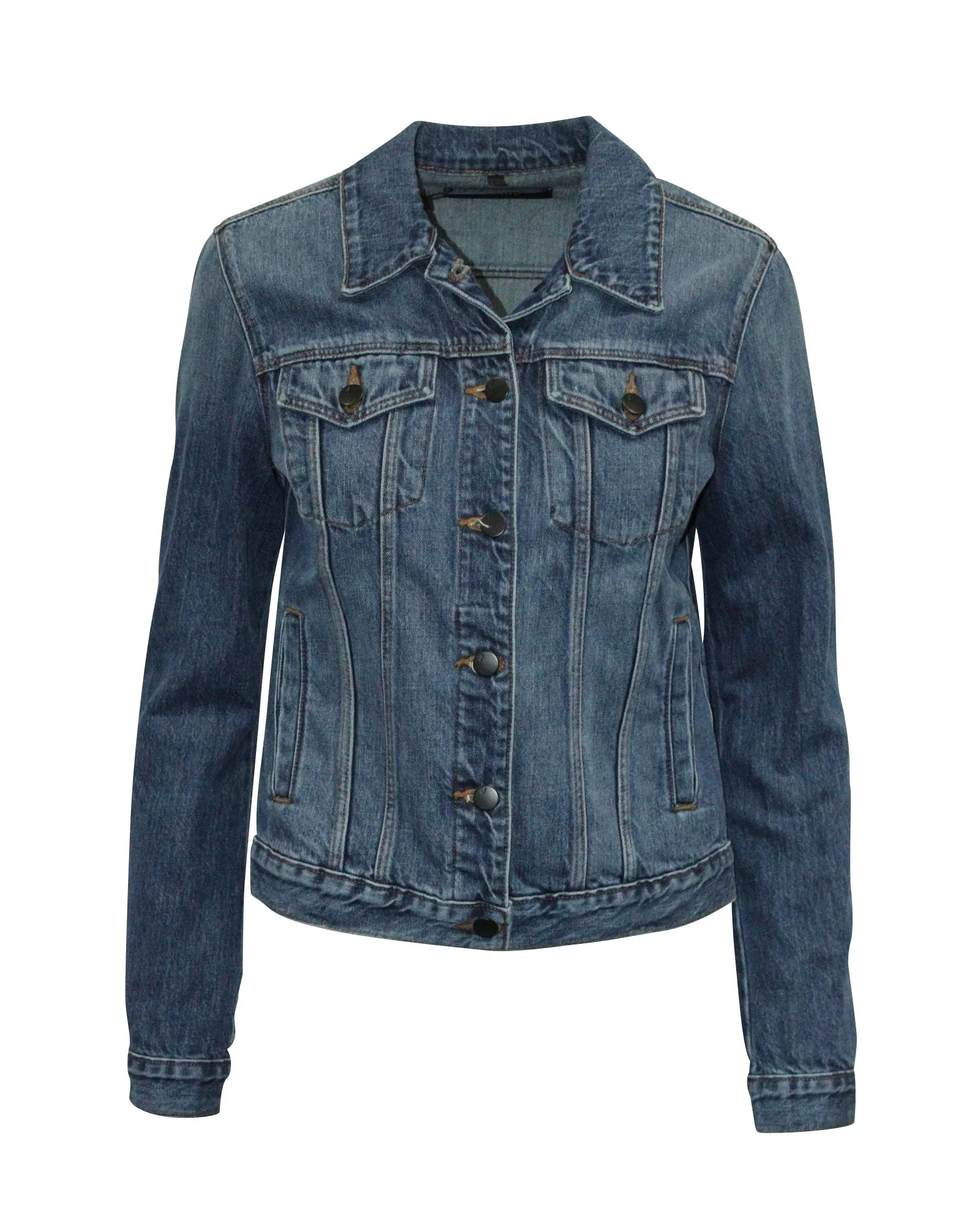 J Brand Jacke in blauem Baumwoll-Denim