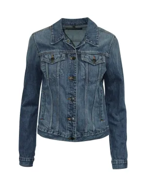 J Brand Jacke in blauem Baumwoll-Denim