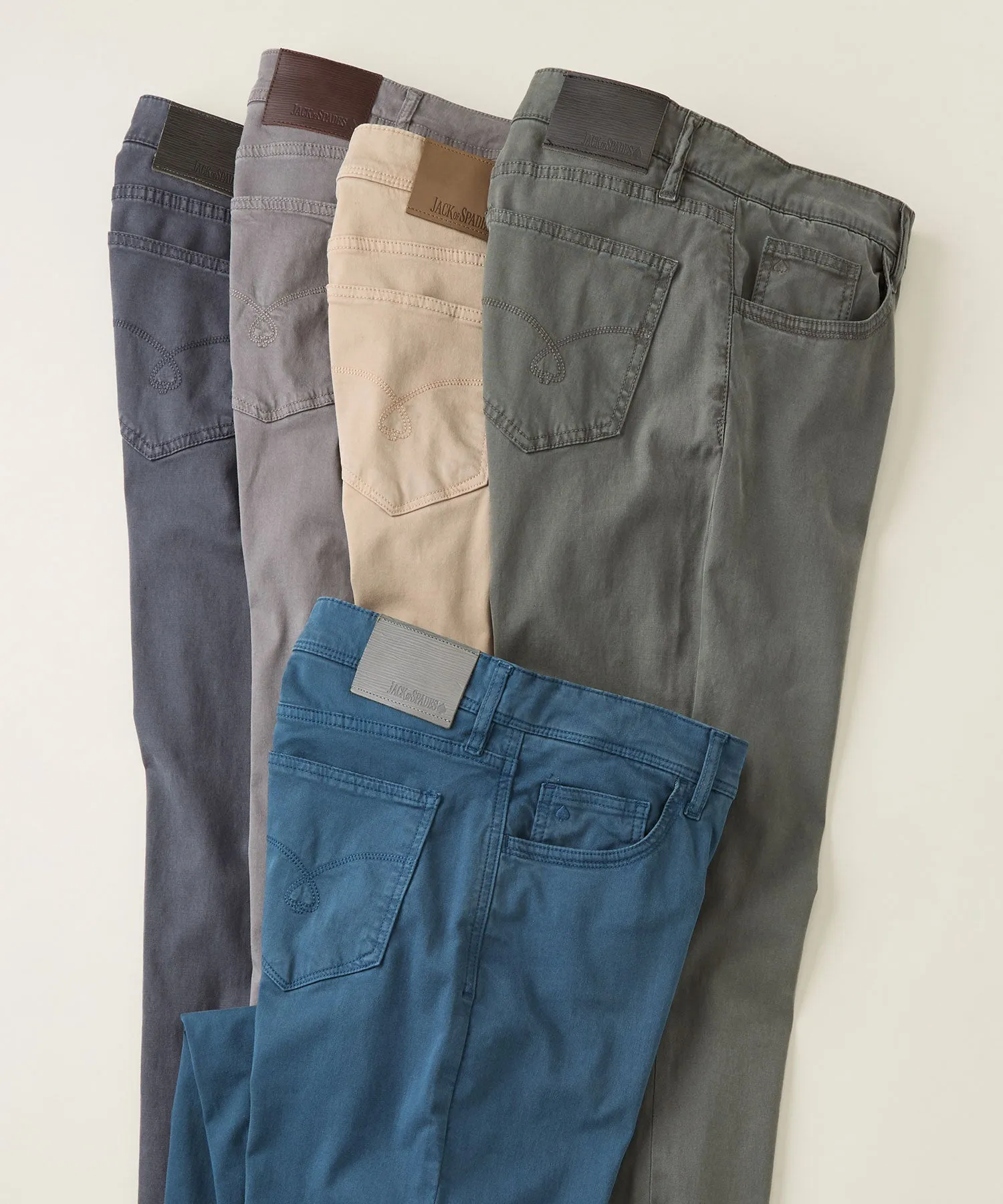 Jack of Spades Satin 5-Taschen Hose