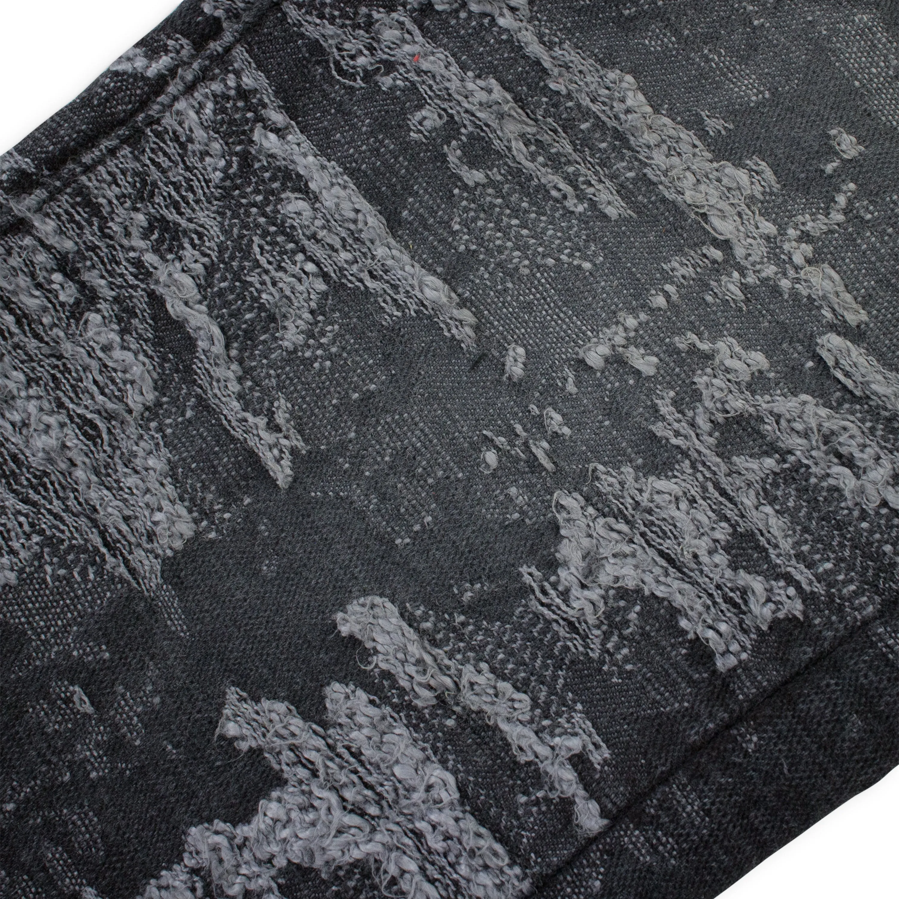 JACQUARD SLIM STRAIGHT SCHWARZE SKINNY JEANS