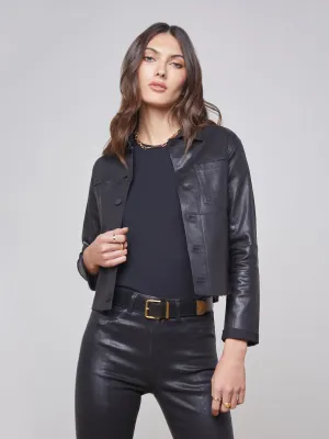 Janelle Beschichtete Denim-Jacke