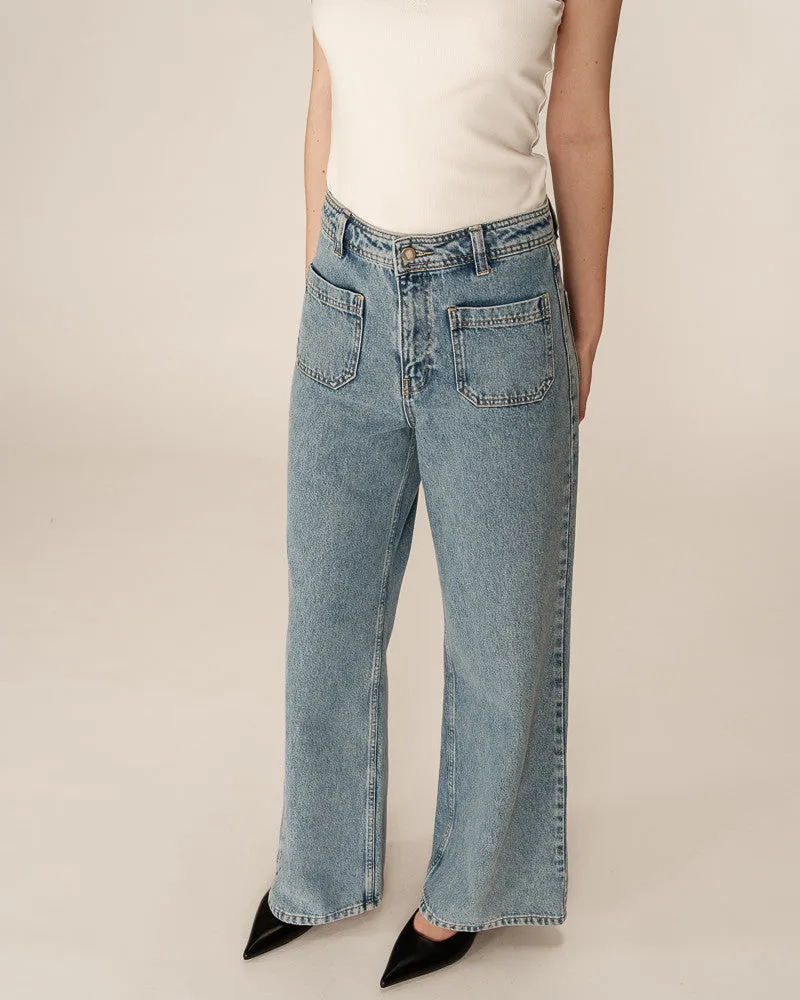 Jeans Juni Hellblau