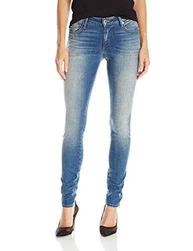 Jennie Curvy Skinny Jeans, Waschen Indigo, 26