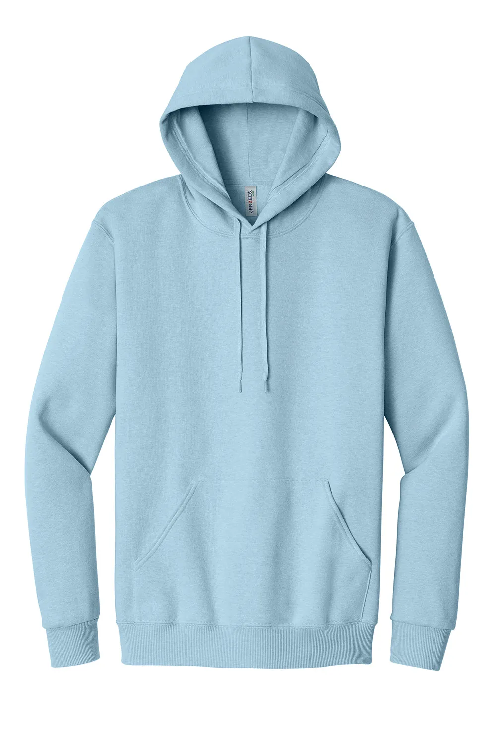 Jerzees Herren Eco Premium Feuchtigkeitstransportierende Kapuzenpullover Hoodie mit Kangaroo-Tasche - Heather Cloud Blau