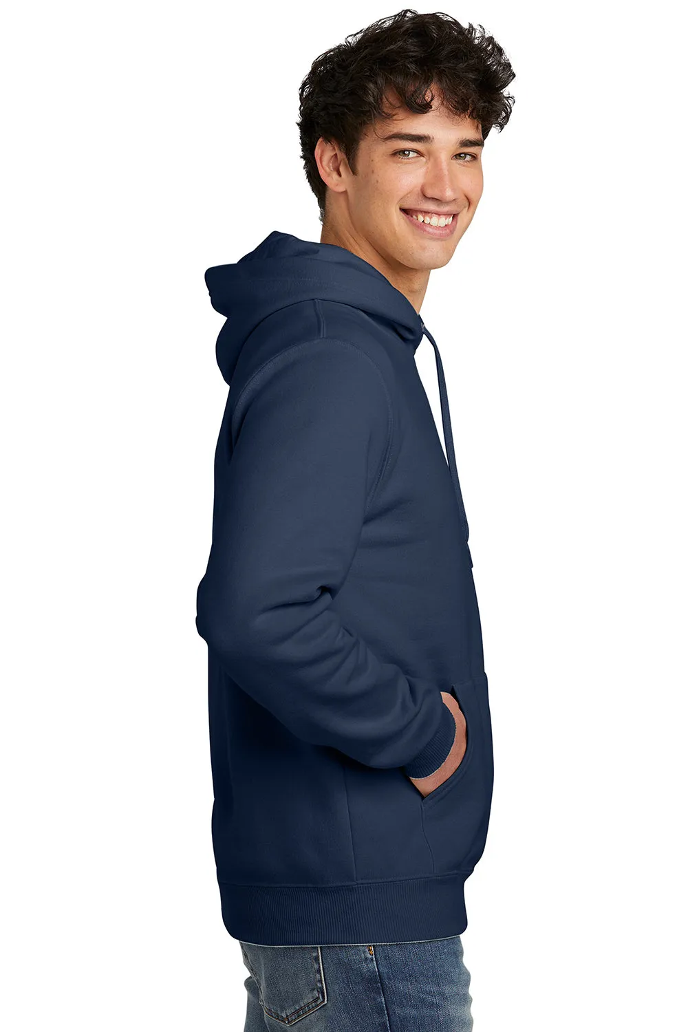 Jerzees Herren Eco Premium Feuchtigkeitstransportierende Kapuzenpullover Hoodie mit Kangaroo-Tasche - Marineblau