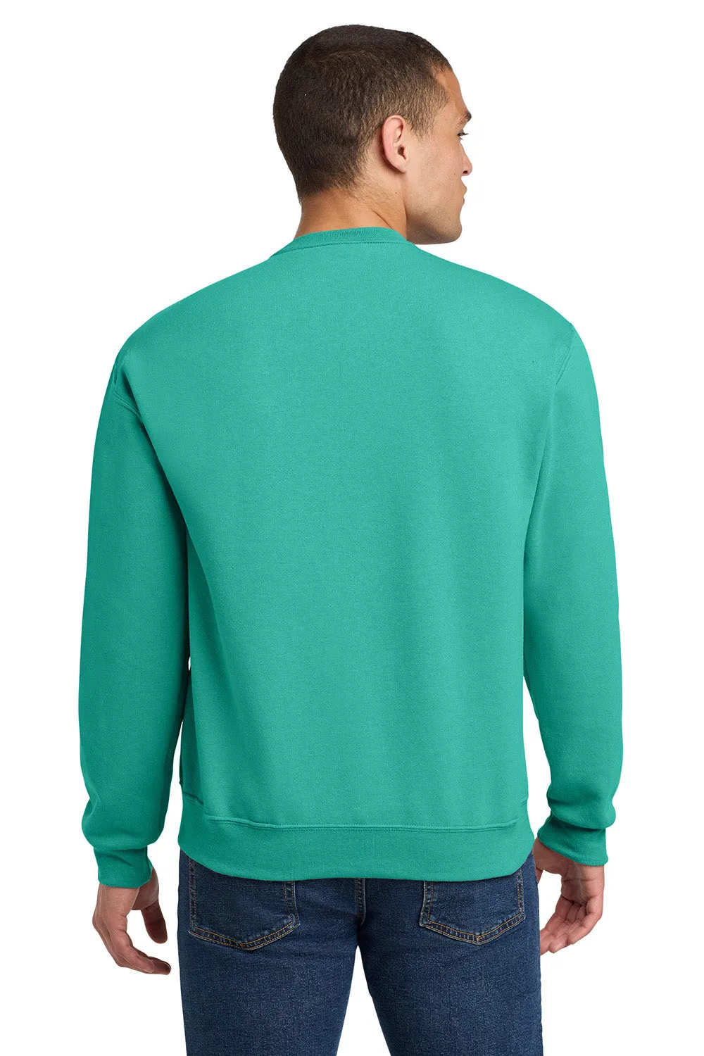 Jerzees Herren NuBlend Fleece Crewneck Sweatshirt - Cool Mint