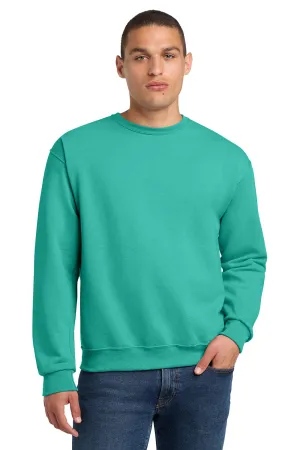 Jerzees Herren NuBlend Fleece Crewneck Sweatshirt - Cool Mint