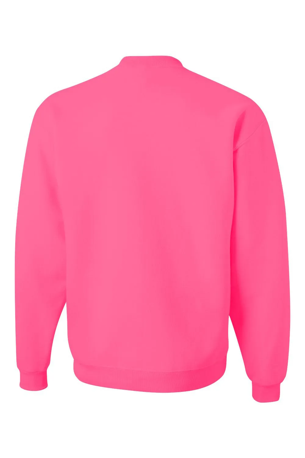 Jerzees Herren NuBlend Fleece Rundhalspullover - Neon Pink