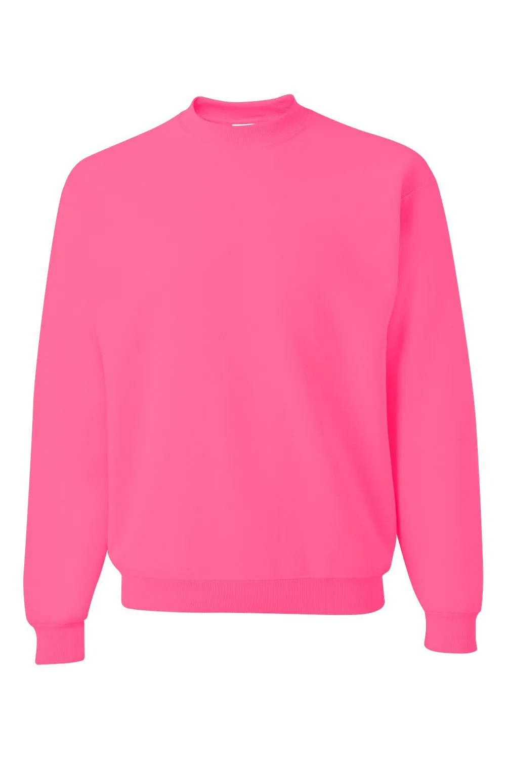 Jerzees Herren NuBlend Fleece Rundhalspullover - Neon Pink