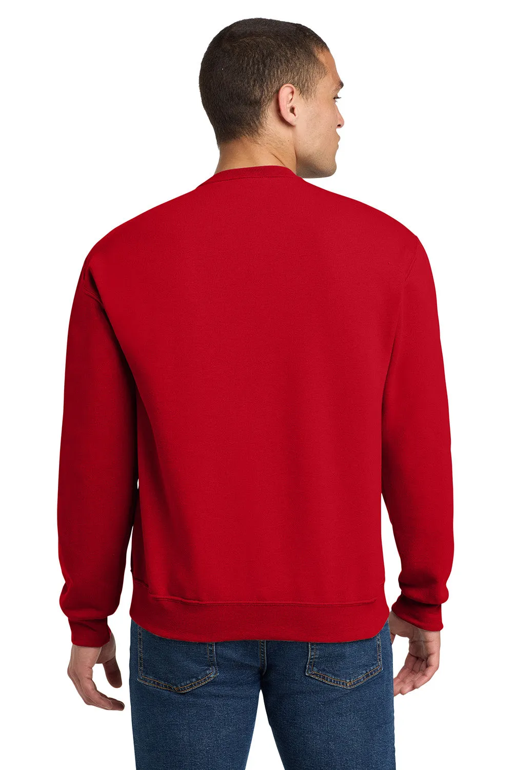 Jerzees Herren NuBlend Fleece Rundhalspullover - Echtes Rot