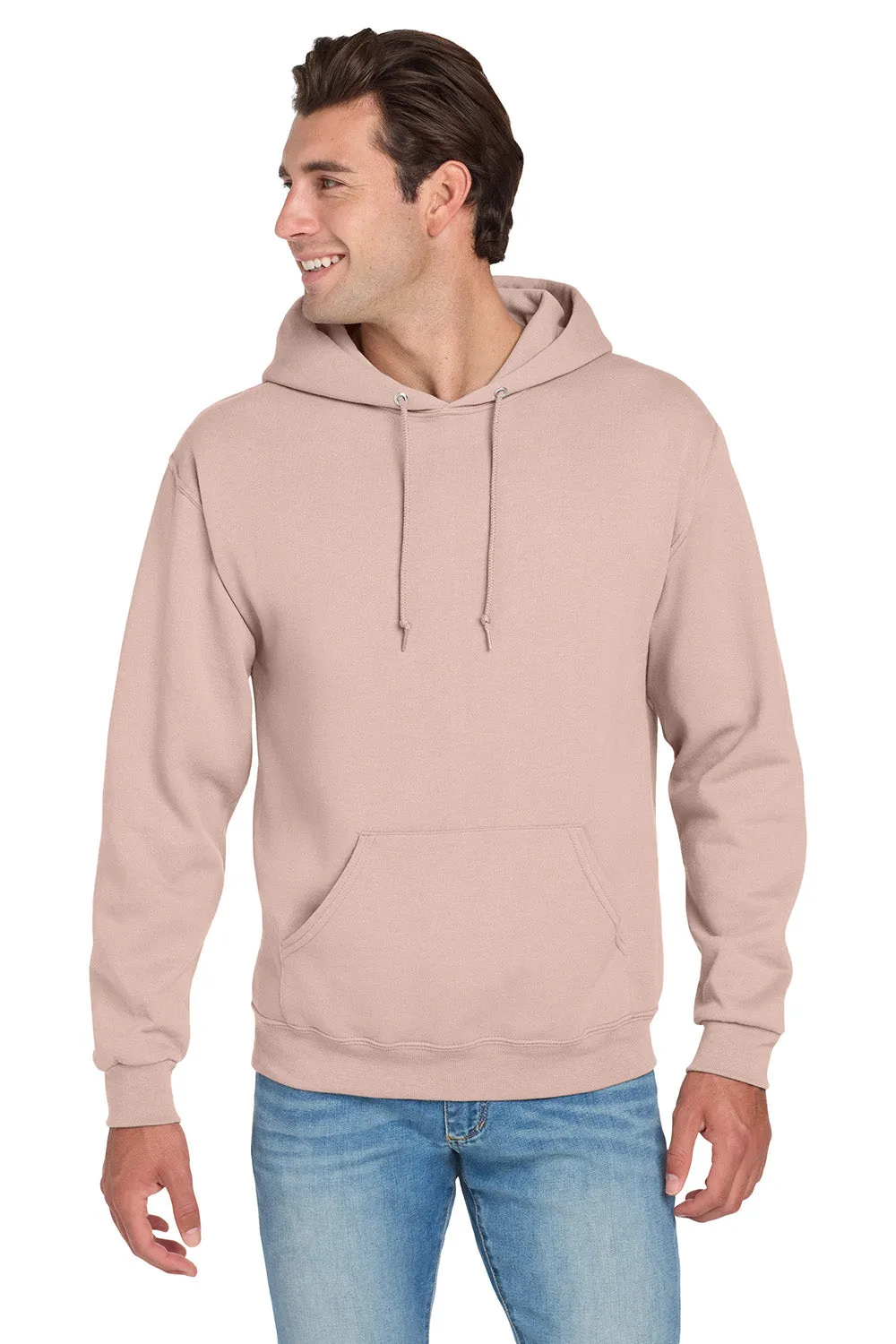 Jerzees Herren NuBlend pillingresistente Fleece Kapuzenpullover Hoodie mit Kangaroo-Tasche - Blassrosa
