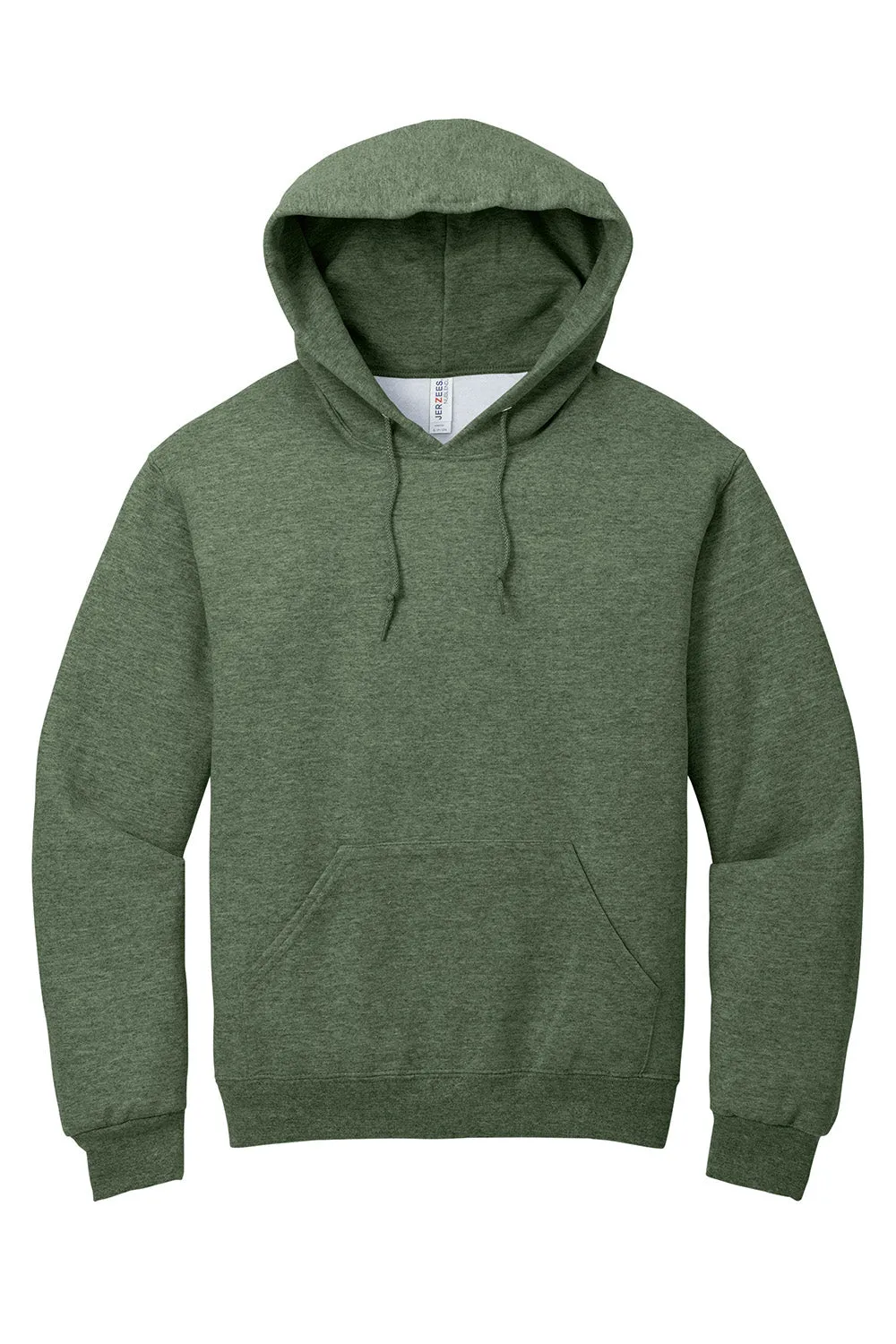 Jerzees Herren NuBlend Pilling-resistente Fleece Kapuzenpullover Hoodie mit Kangaroo-Tasche - Heather Militärgrün