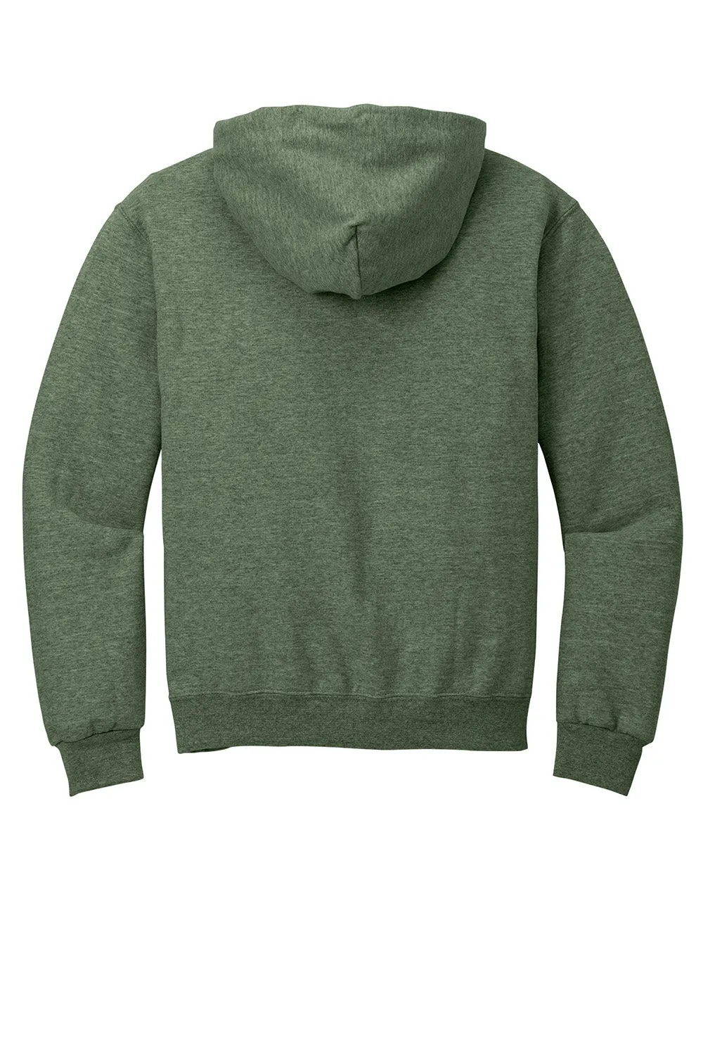 Jerzees Herren NuBlend Pilling-resistente Fleece Kapuzenpullover Hoodie mit Kangaroo-Tasche - Heather Militärgrün