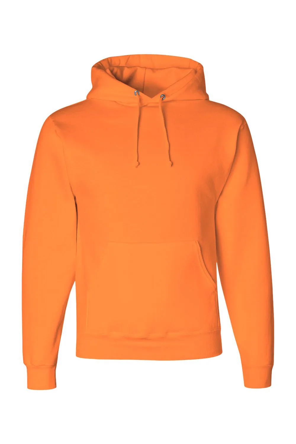 Jerzees Herren Super Sweats NuBlend pillingresistente Fleece Kapuzenpullover Hoodie mit Kangaroo-Tasche - Sicherheitsorange