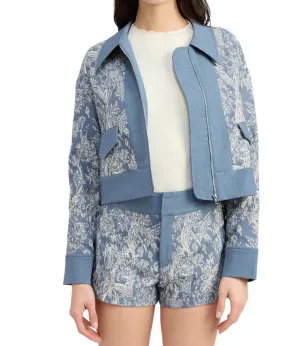 Jodie Jacke in Denim Natur
