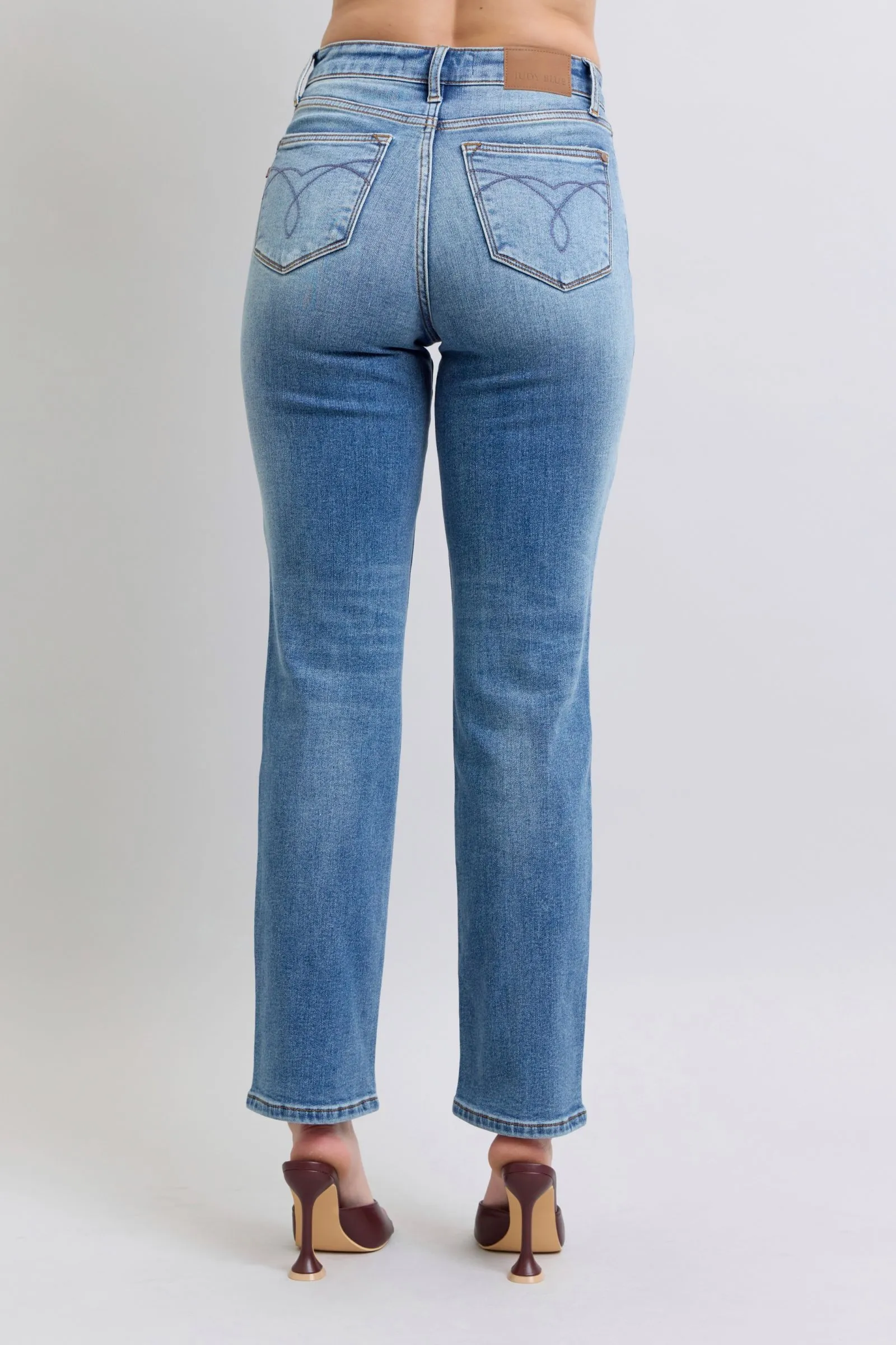 Judy Blue Vintage Wash Thermogerade Jeans in voller Größenauswahl