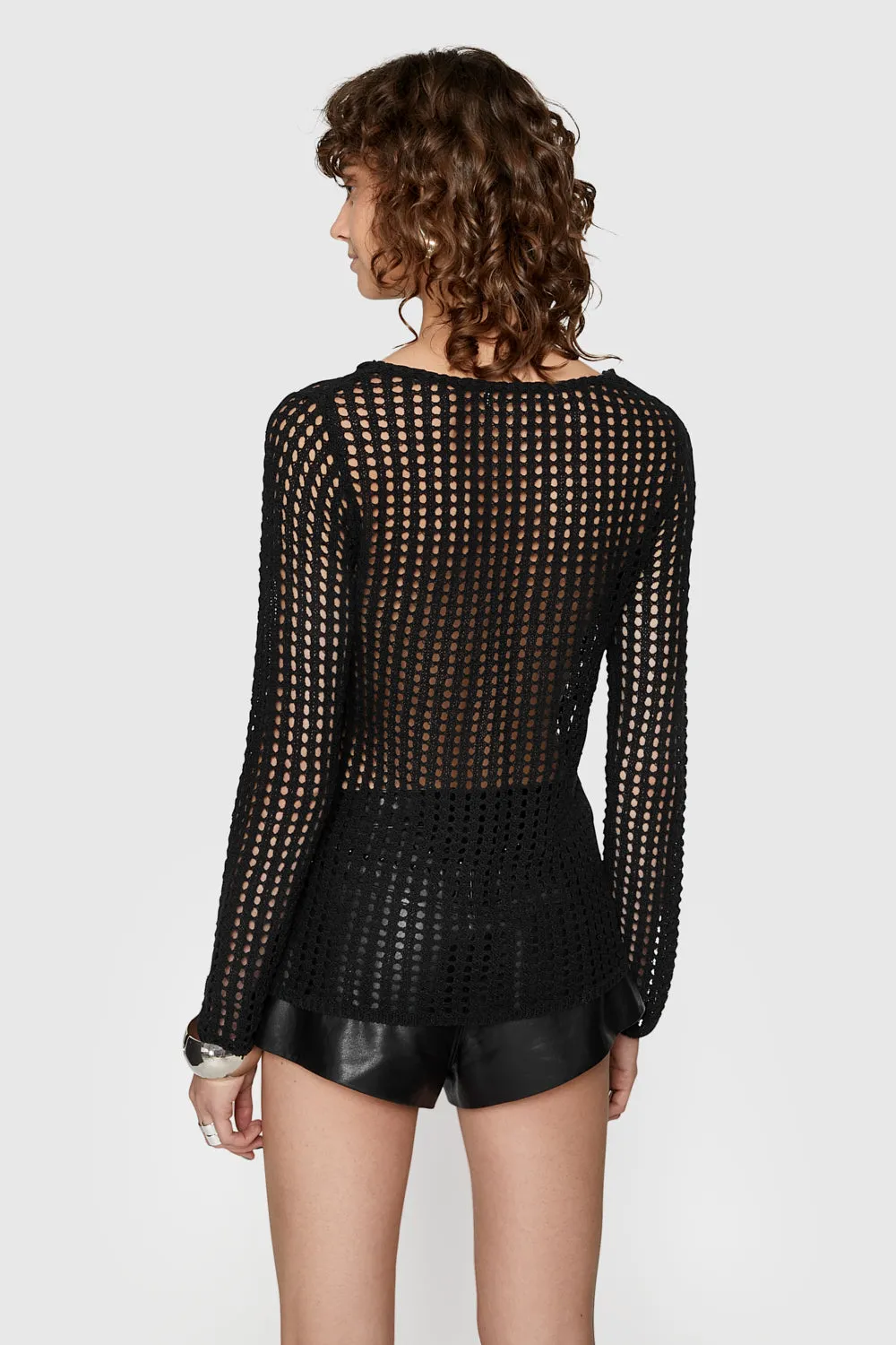 Katelin Mesh Pullover