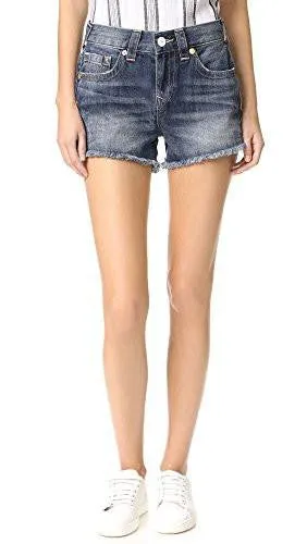 Kori High Rise Boyfriend Shorts, Ozeanblau, 32