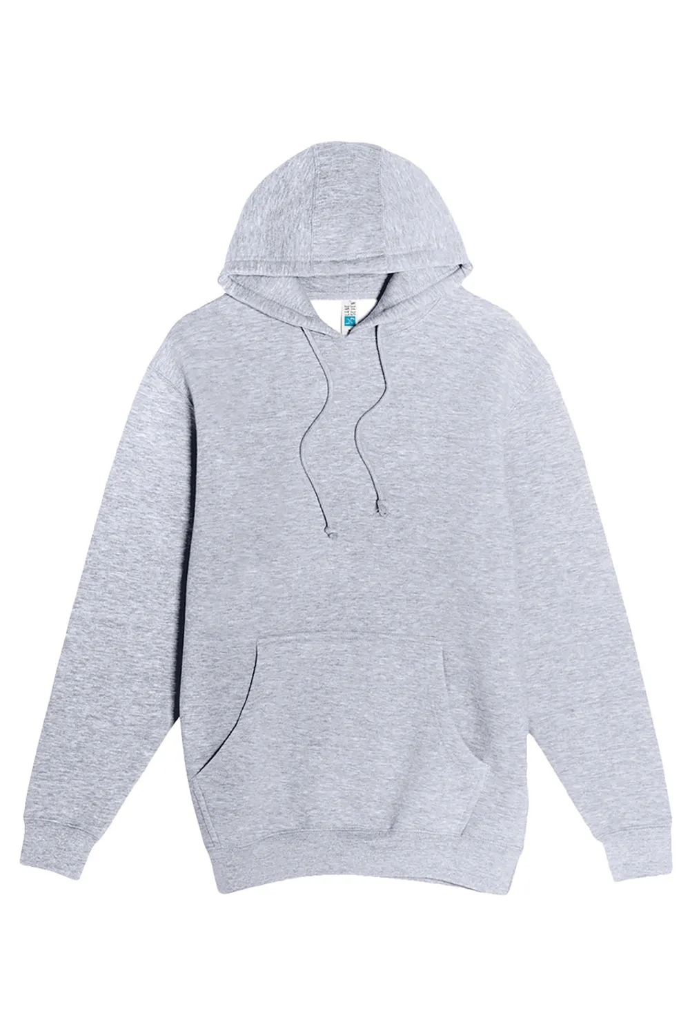 Lane Seven Herren Kapuzenpullover mit Kangaroo-Tasche - Heather Grey