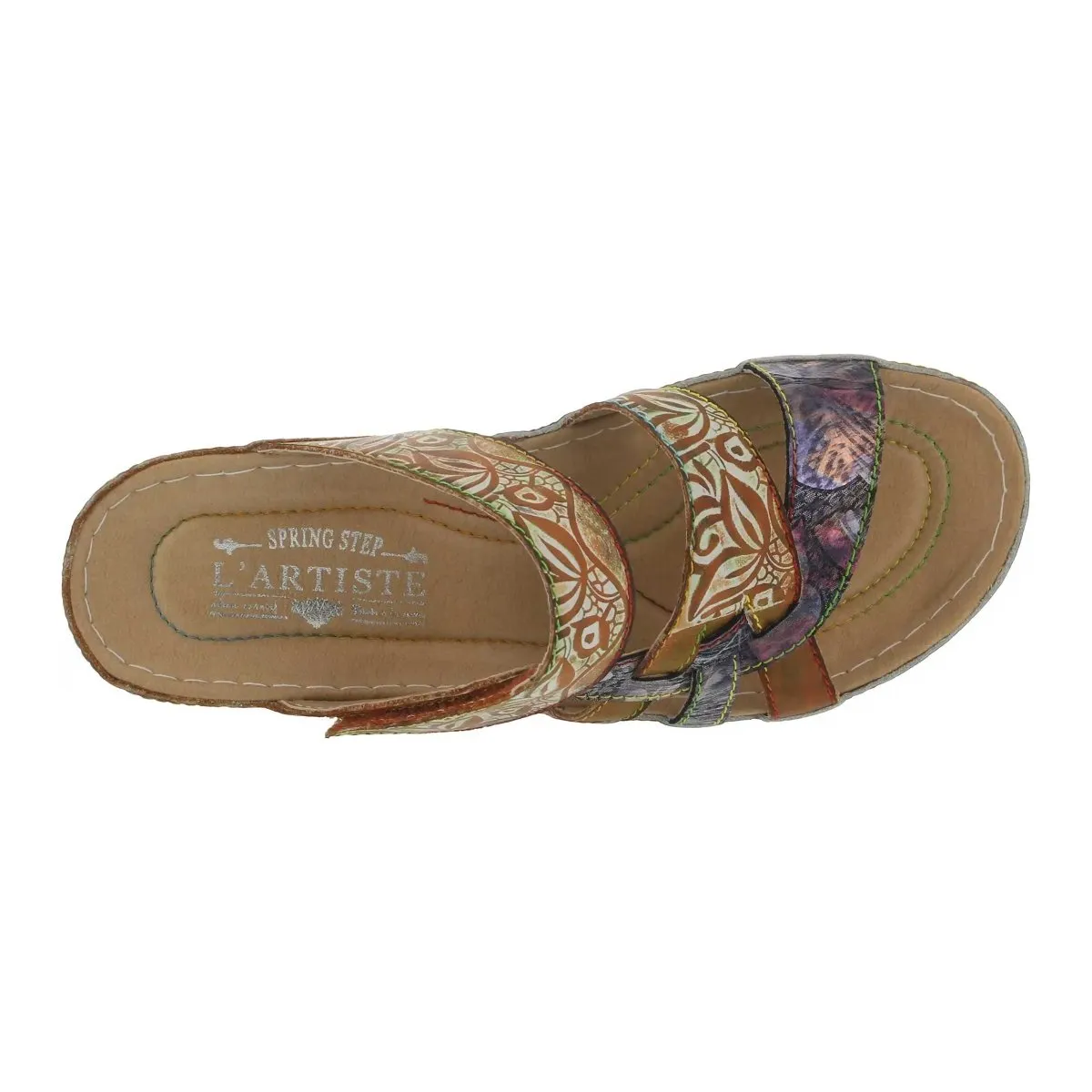 L'Artiste By Spring Step Kaiman Kamel Multi Leder