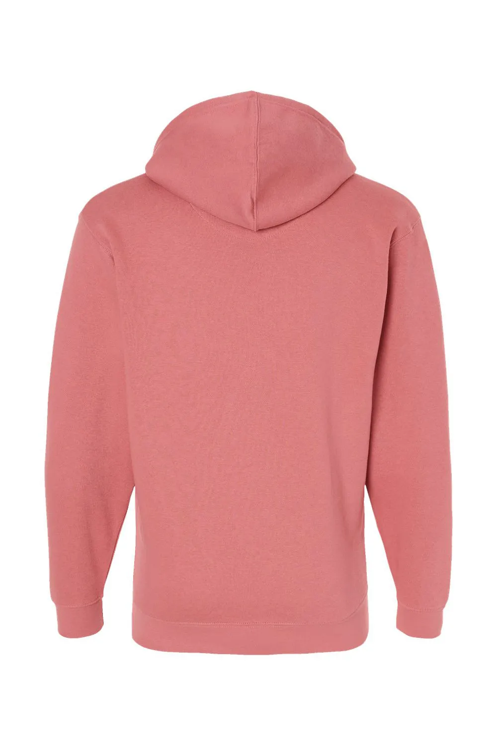 LAT Herren Premium Fleece Basic Kapuzenpullover mit Kangaroo-Tasche - Mauve Pink