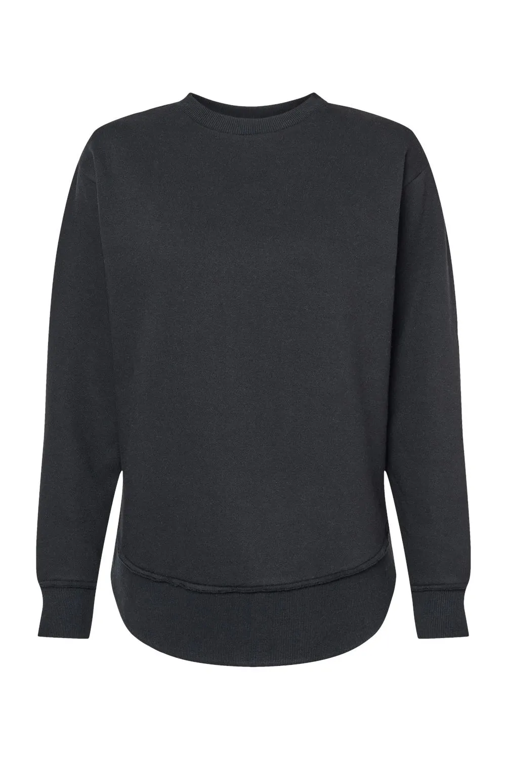 LAT Damen Weekend Fleece Crewneck Sweatshirt - Schwarz