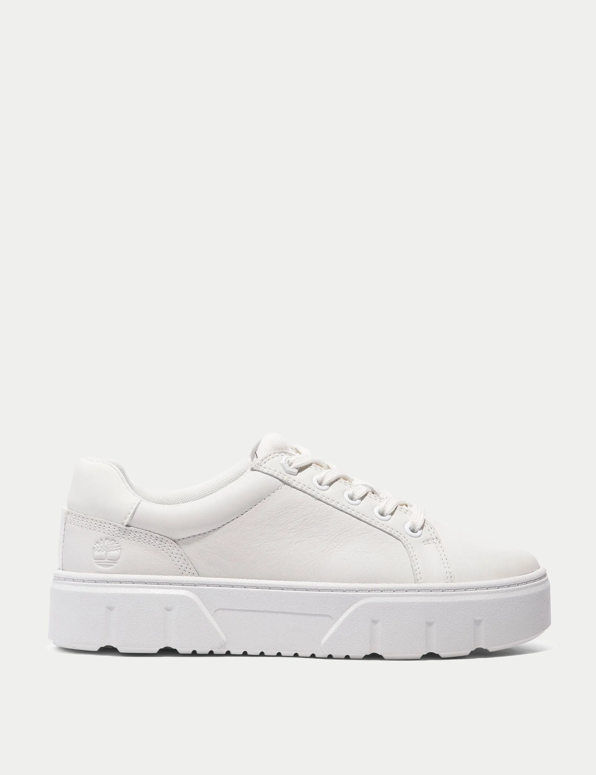 Laurel Court Leder-Sneaker Weißes Leder