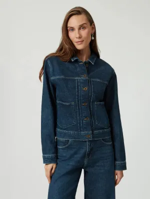 Laurel Denim Jacket - Dark Blue Denim Mavi Clothing