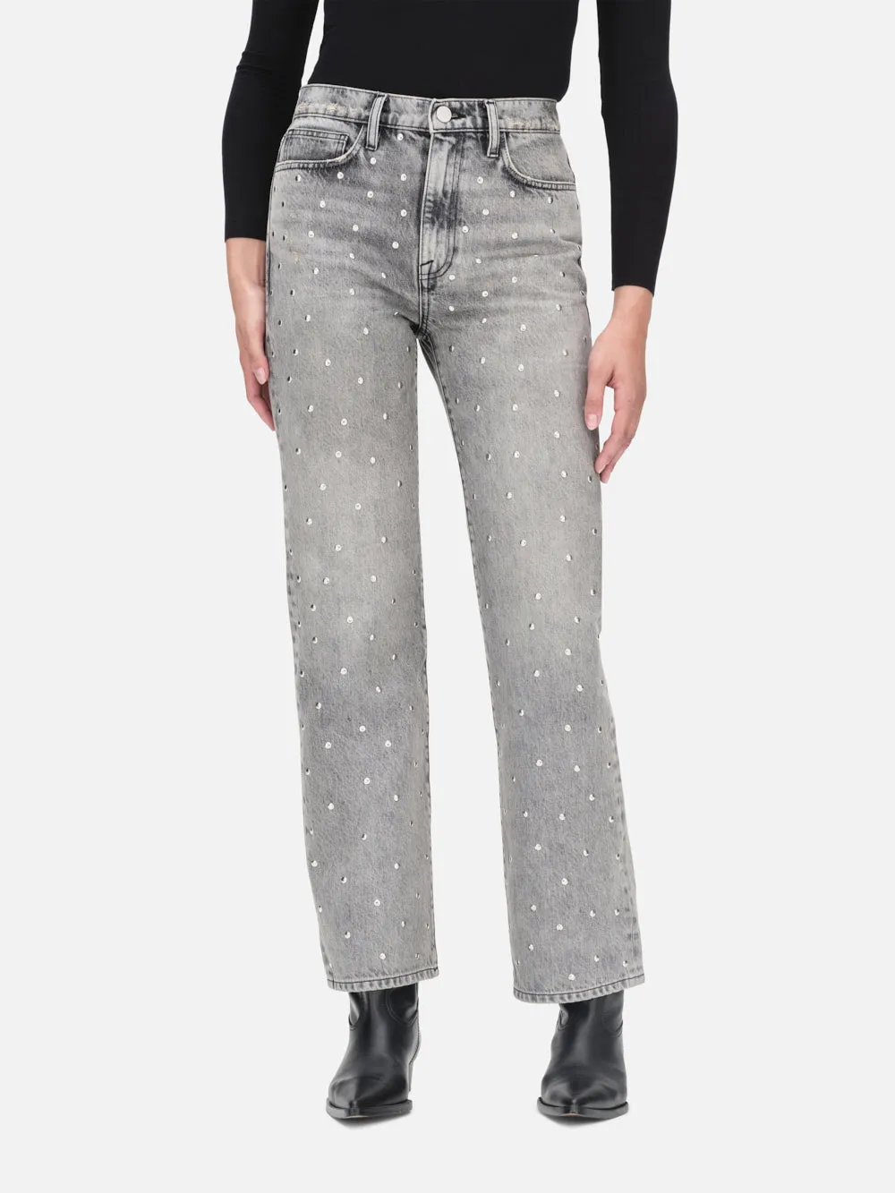 Le Jane Crop Mit Nieten -- Subkultur