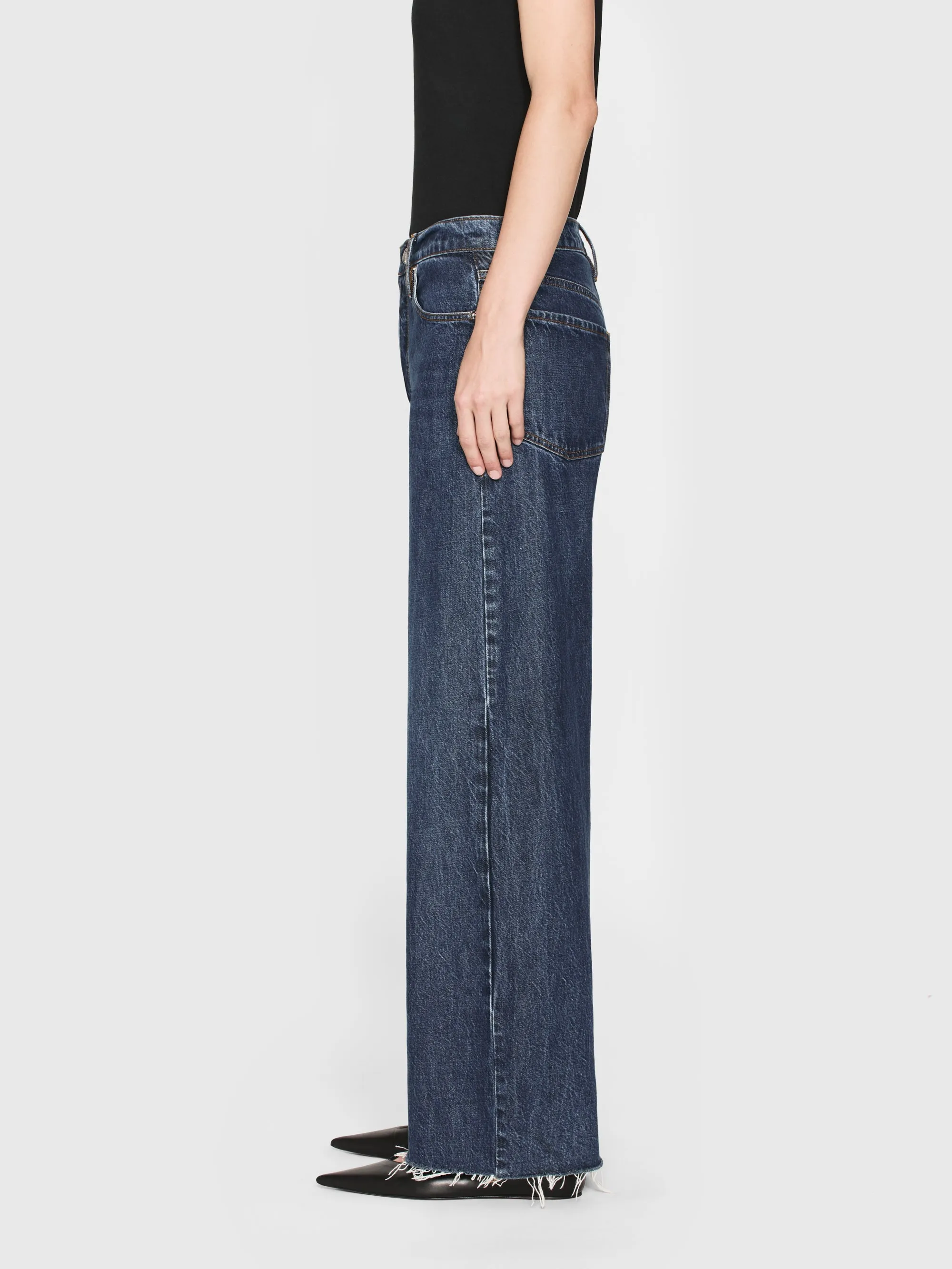 Le Low Baggy Weite Bein - Blindspot Roher Saum