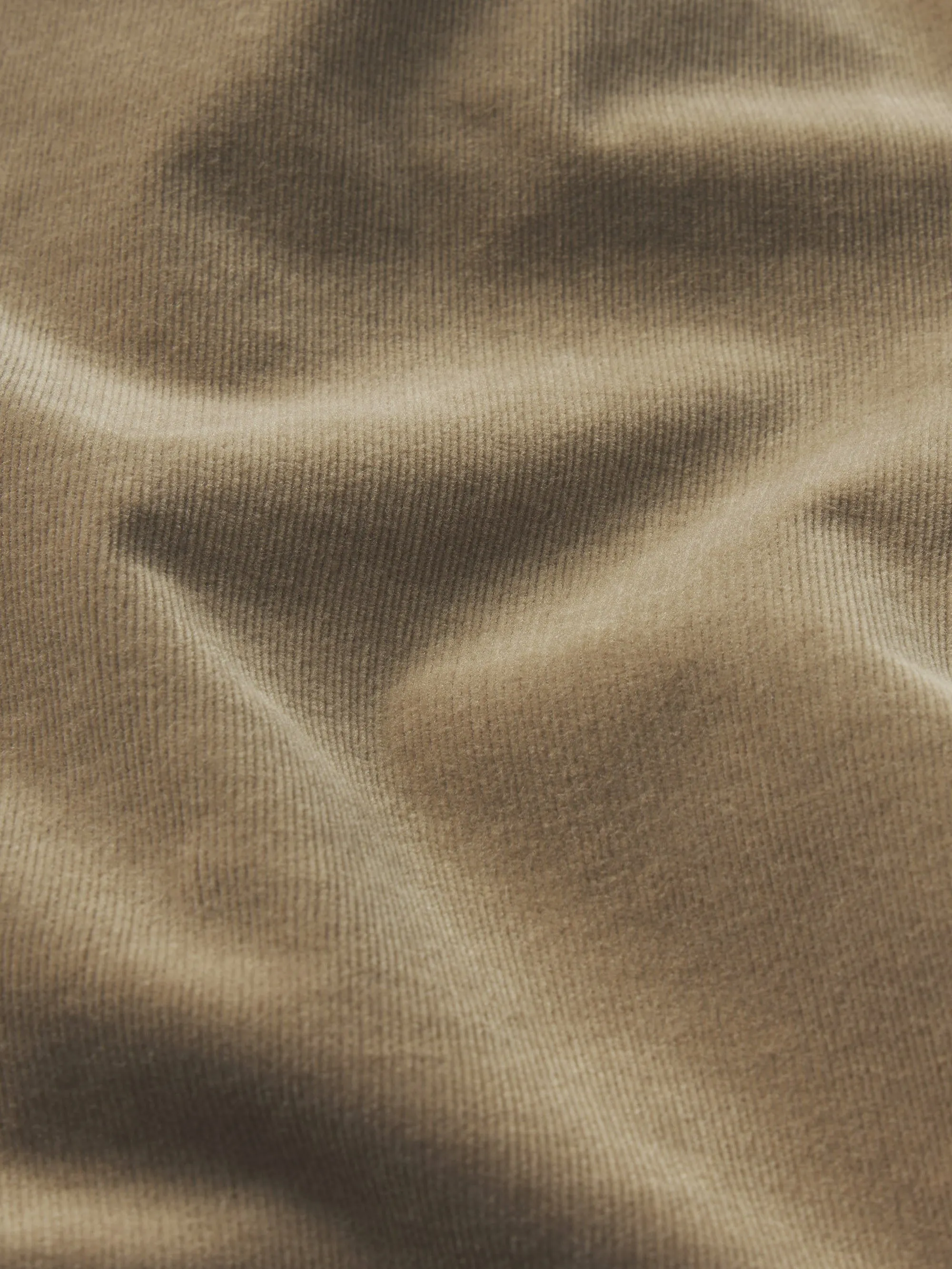 Der schlanke gerade Kordstoff - Hellbeige
