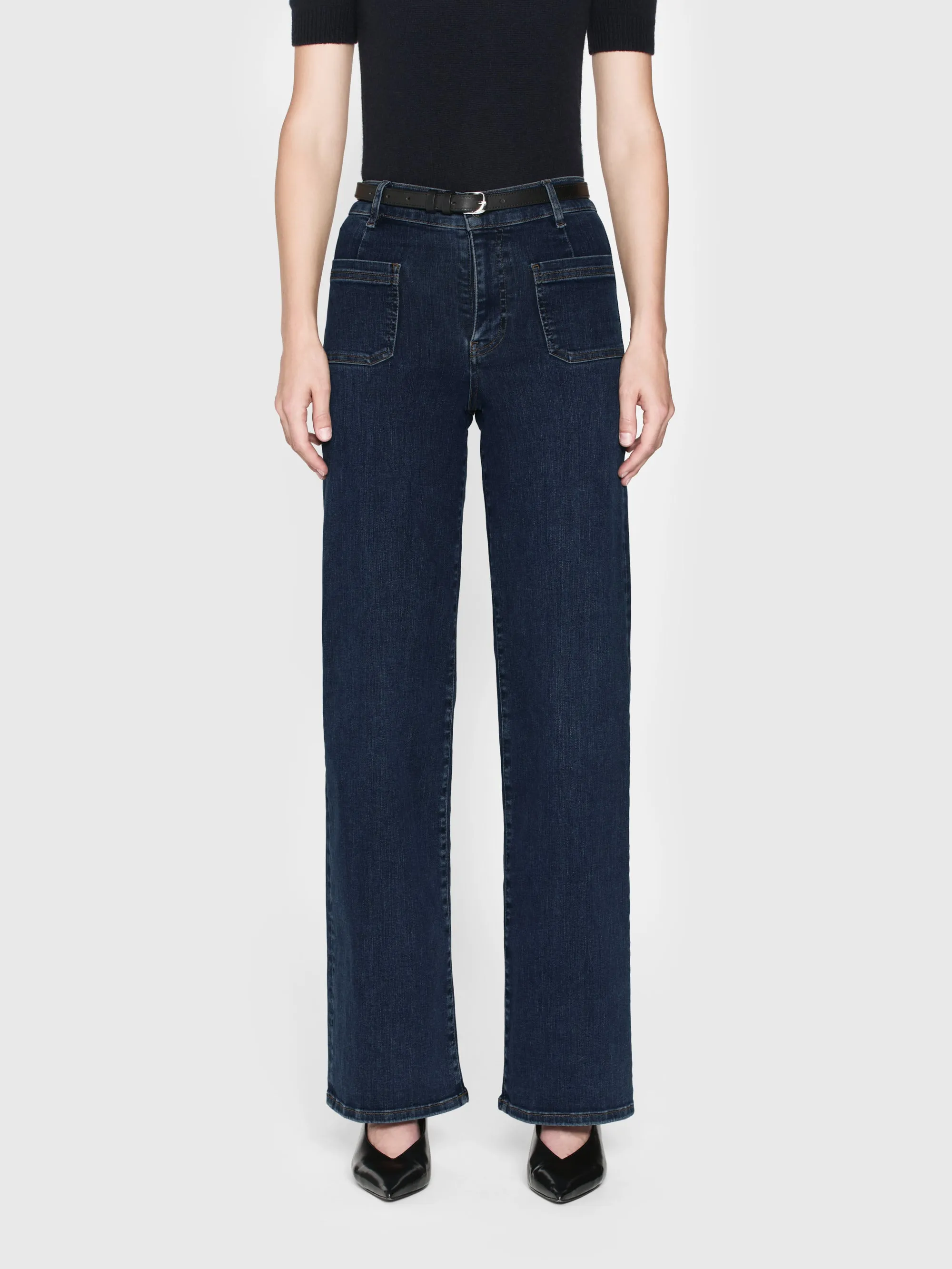 Le Slim Palazzo Bardot Pocket – Kursiv