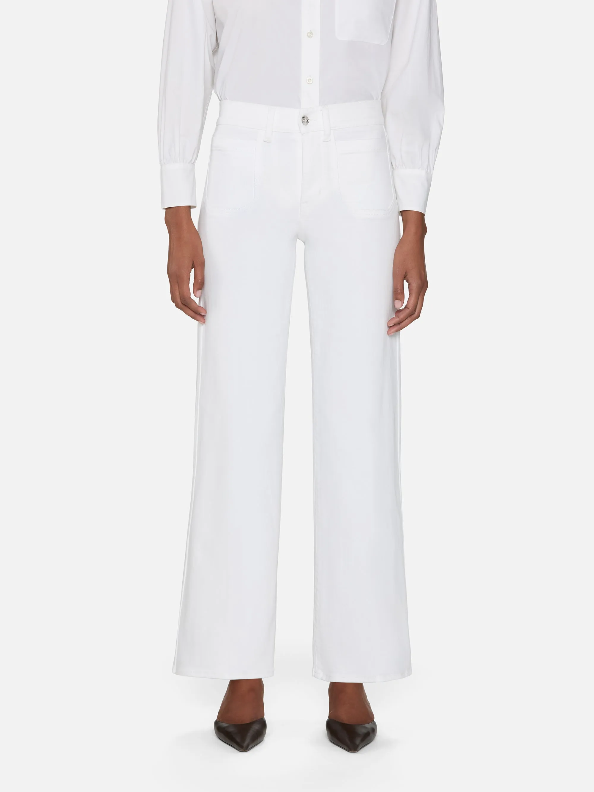Le Slim Palazzo Modernist Pocket -- Weiß