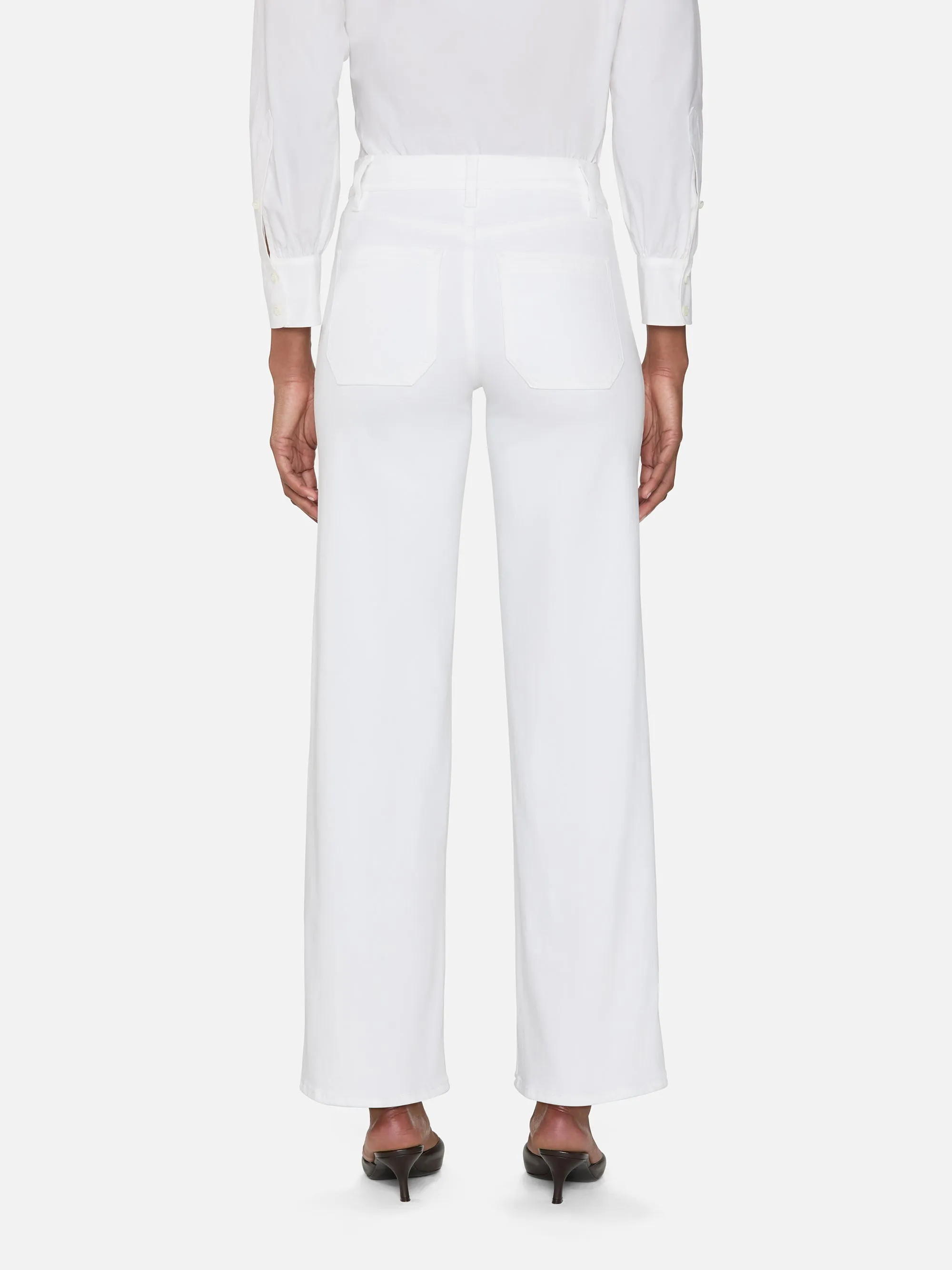 Le Slim Palazzo Modernist Pocket -- Weiß