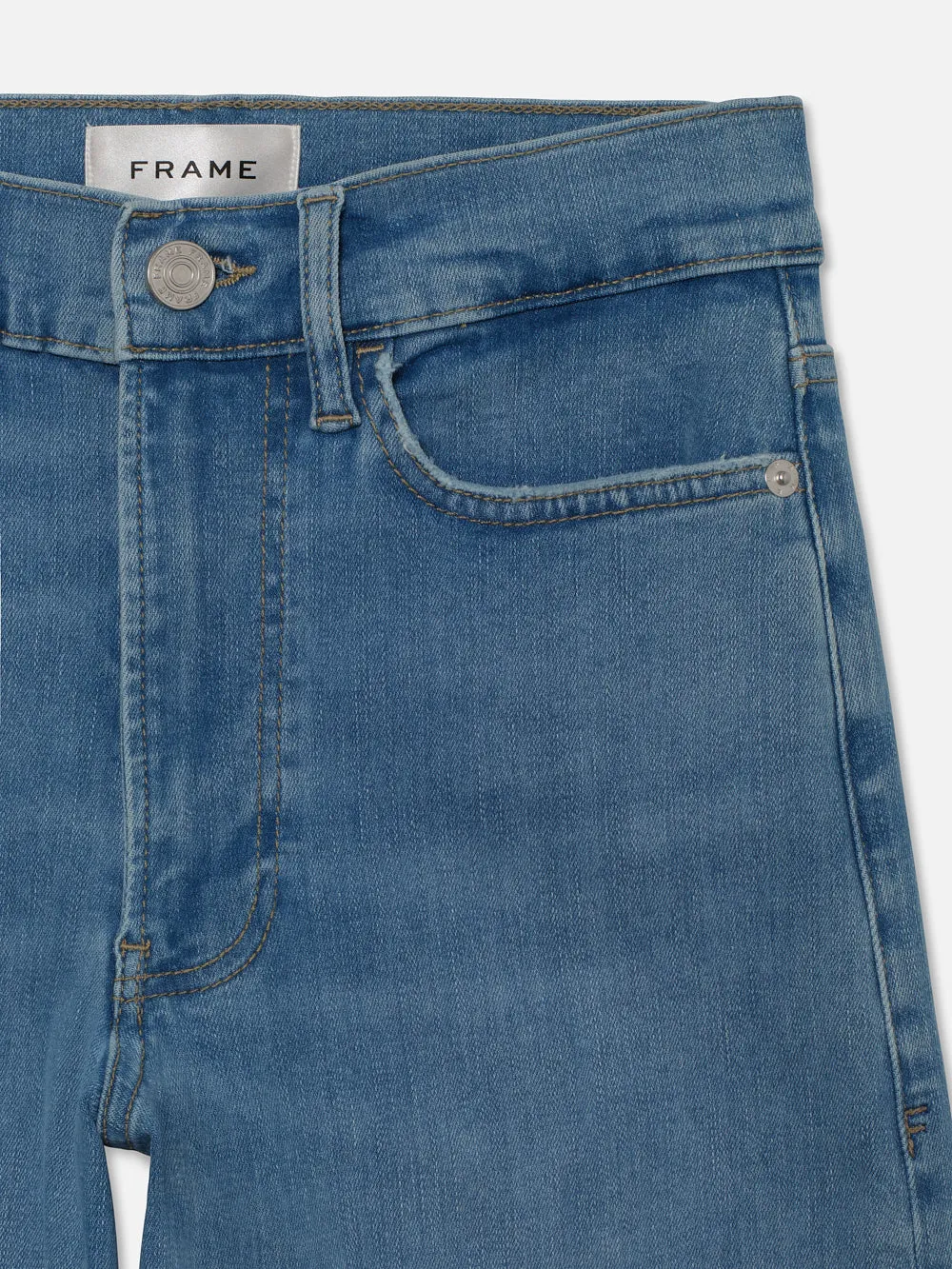 Le Slim Palazzo Raw Saum -- Clearwater