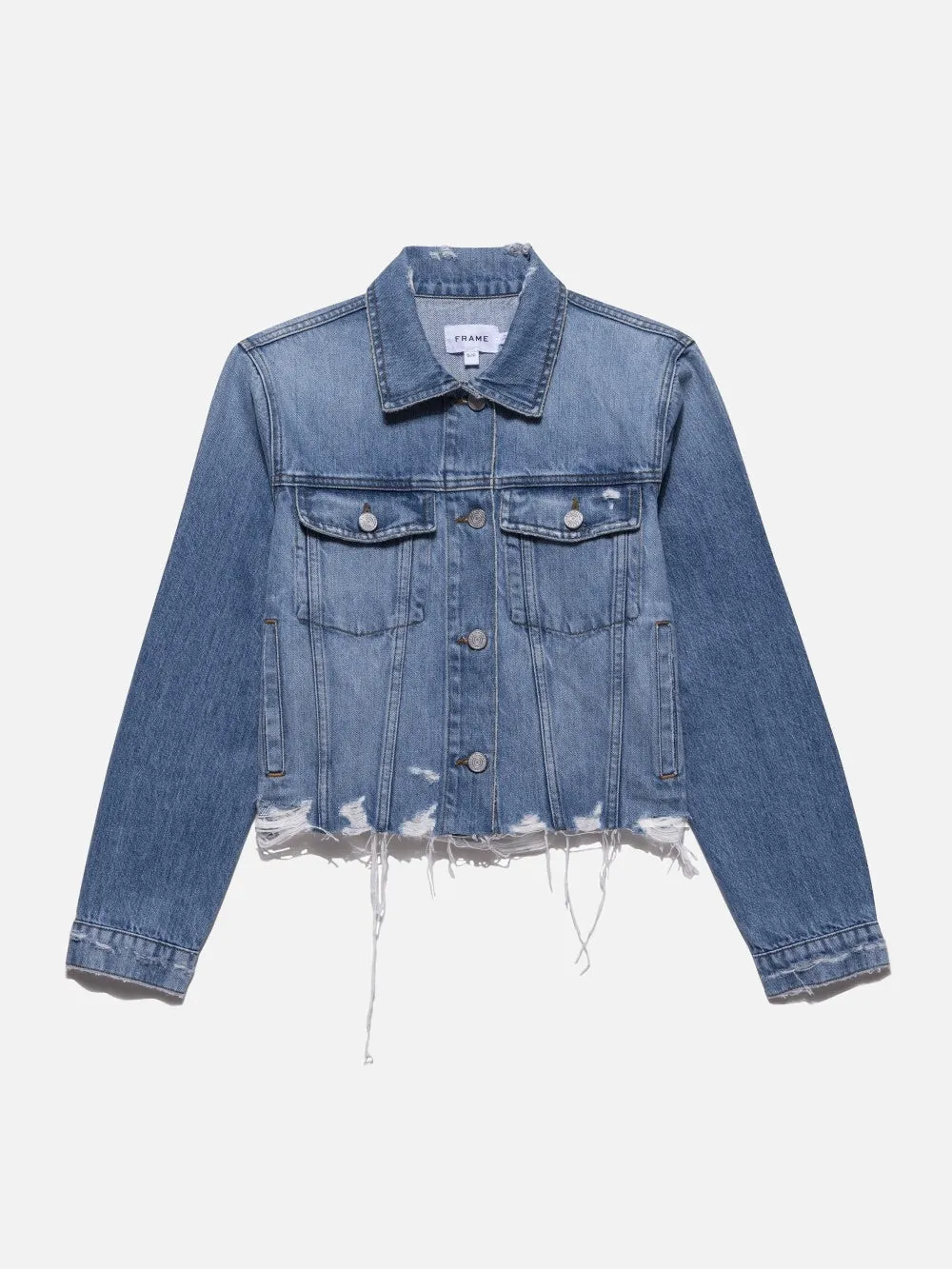 Die Vintage-Jacke mit natürlichem Saum -- Rossum Rips
