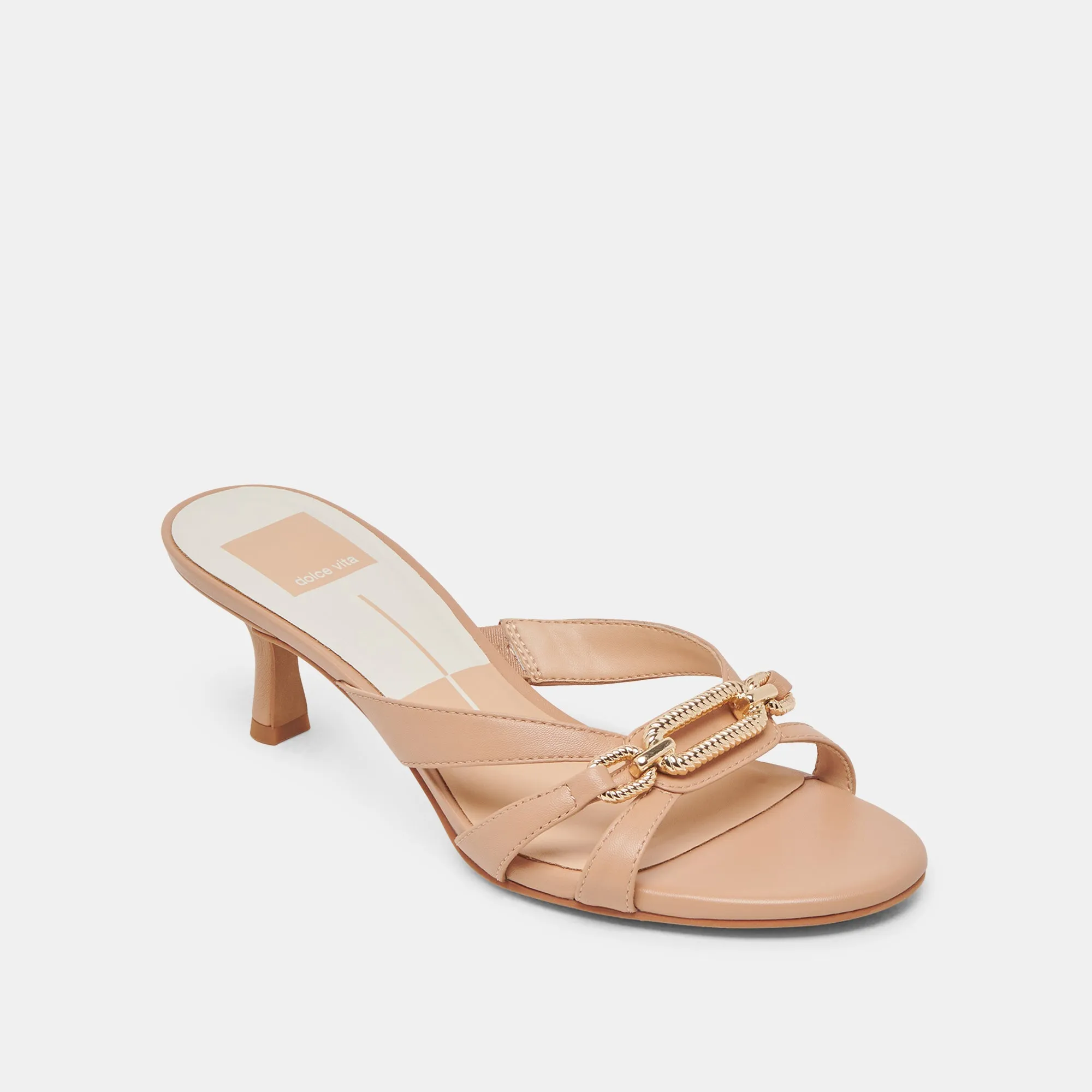 LERAH HEELS CAFE GEPRÄGTES LEDER