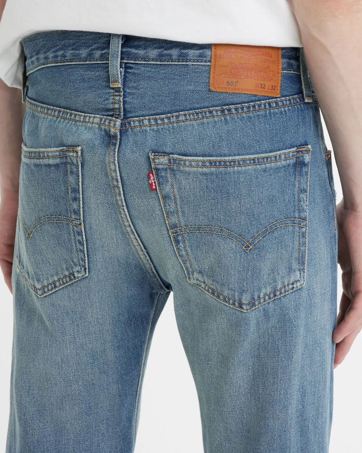 Levi's® 501 Original Regular Fit Herrenjeans - Nebeliger See
