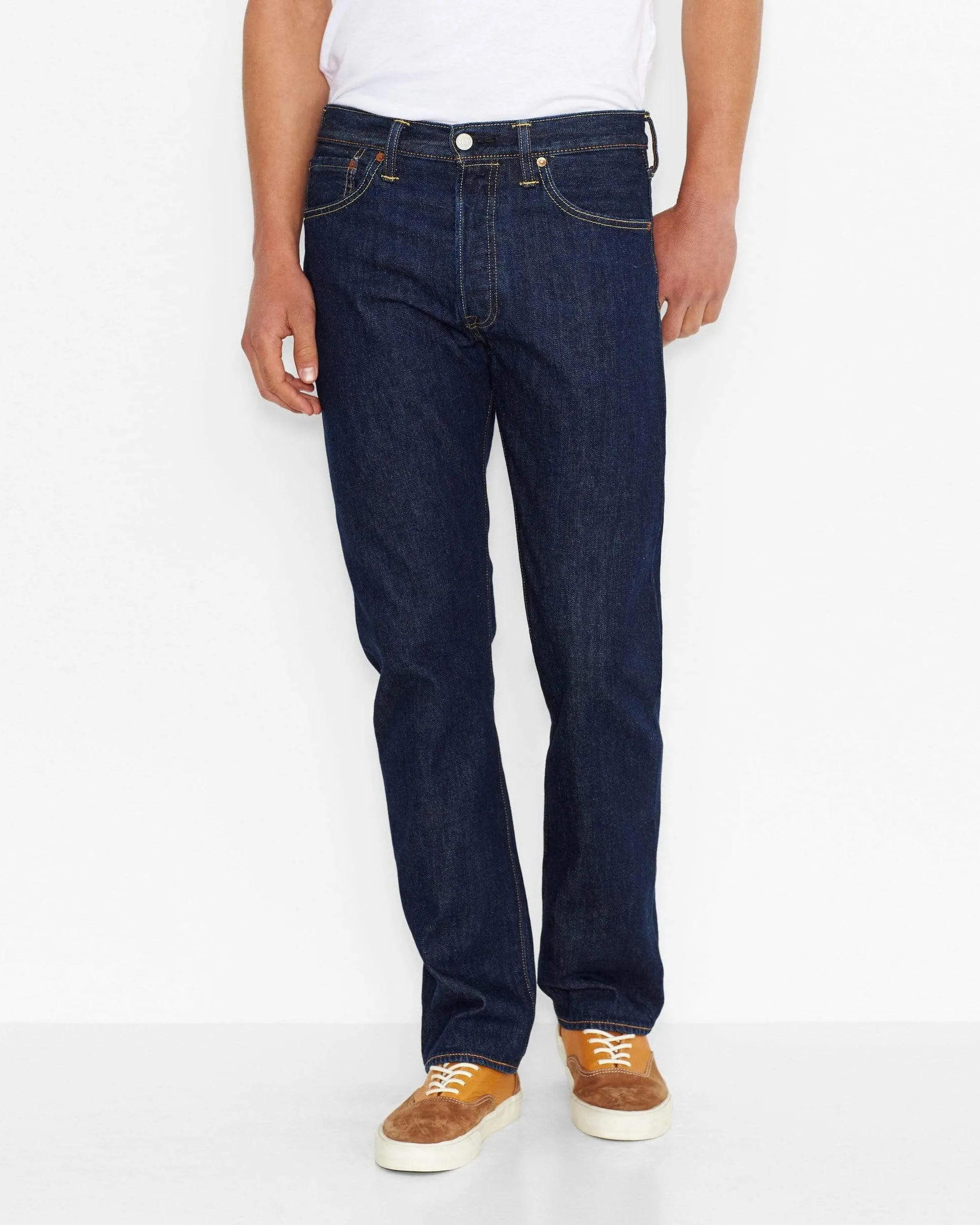 Levi's® 501 Original Regular Fit Herrenjeans - Einwaschblau