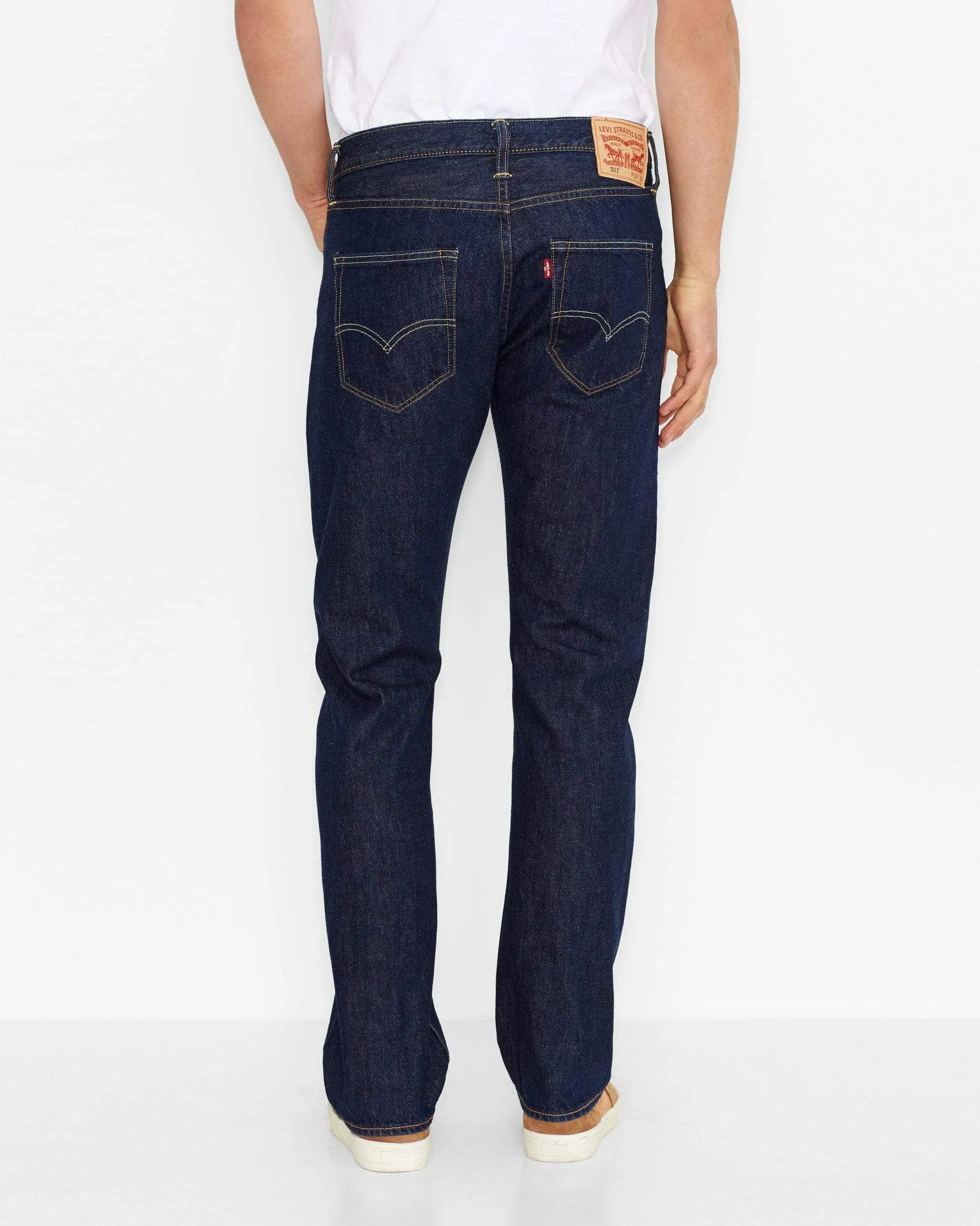 Levi's® 501 Original Regular Fit Herrenjeans - Einwaschblau