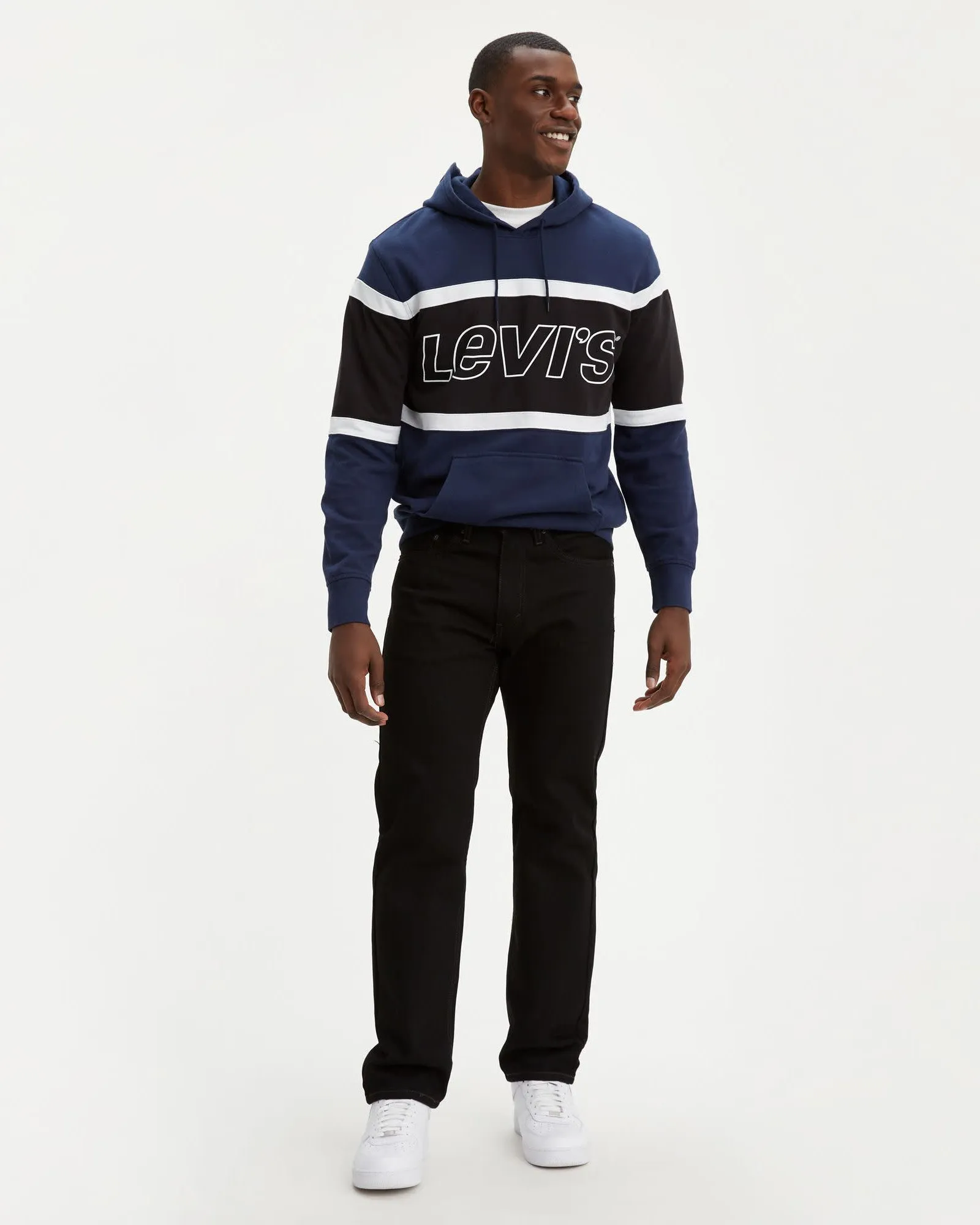 Levi's® 505 Regular Fit Herrenjeans - Klassisches Schwarz