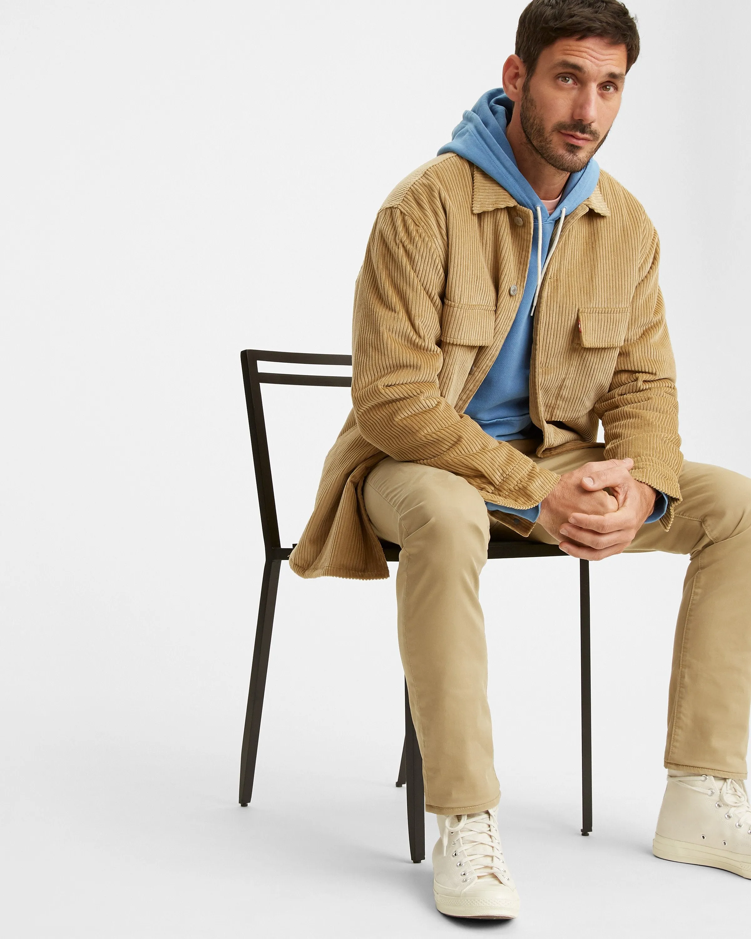 Levi's® 511 Slim Fit Herrenhose - Erntegold Wildleder-Satin