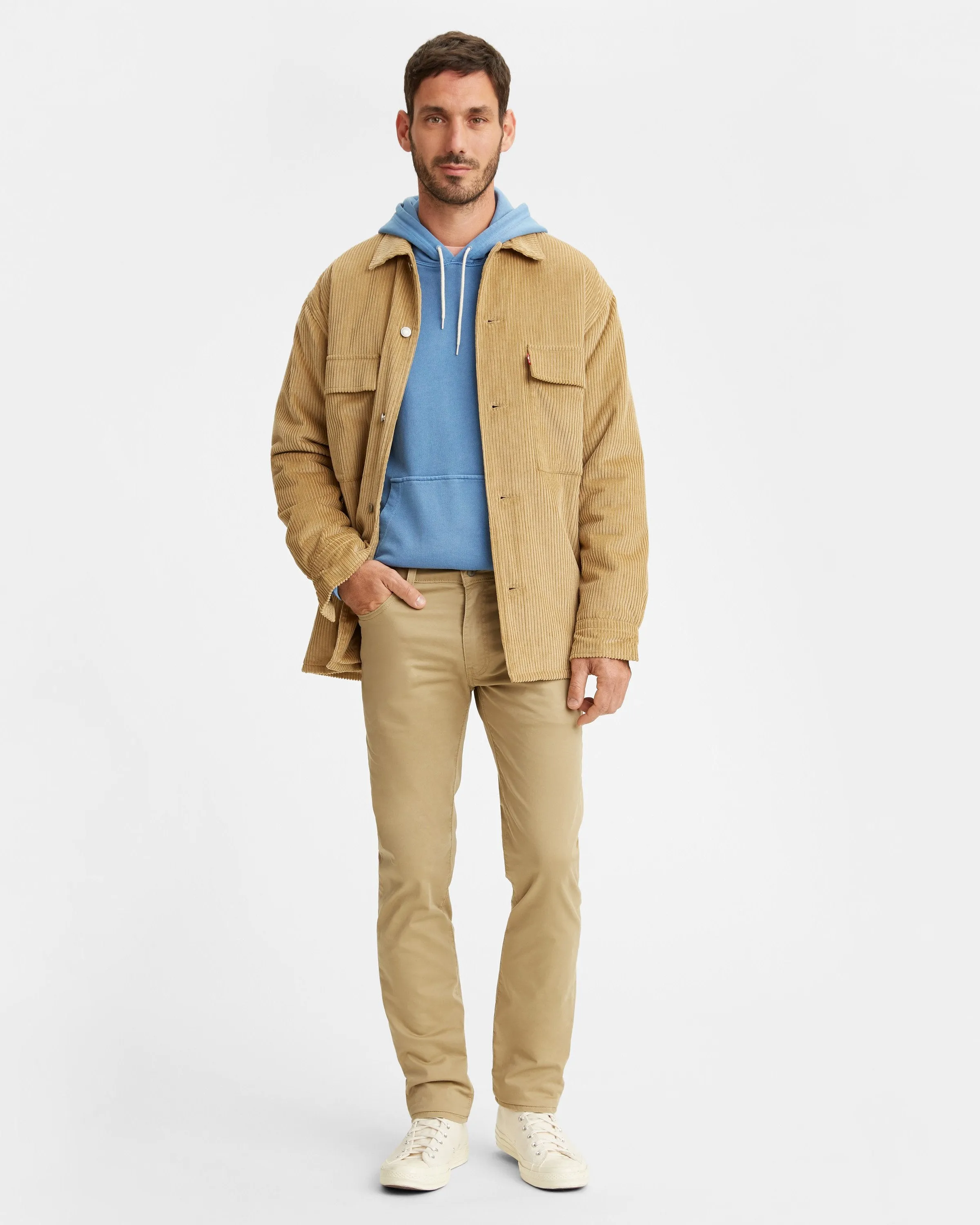 Levi's® 511 Slim Fit Herrenhose - Erntegold Wildleder-Satin