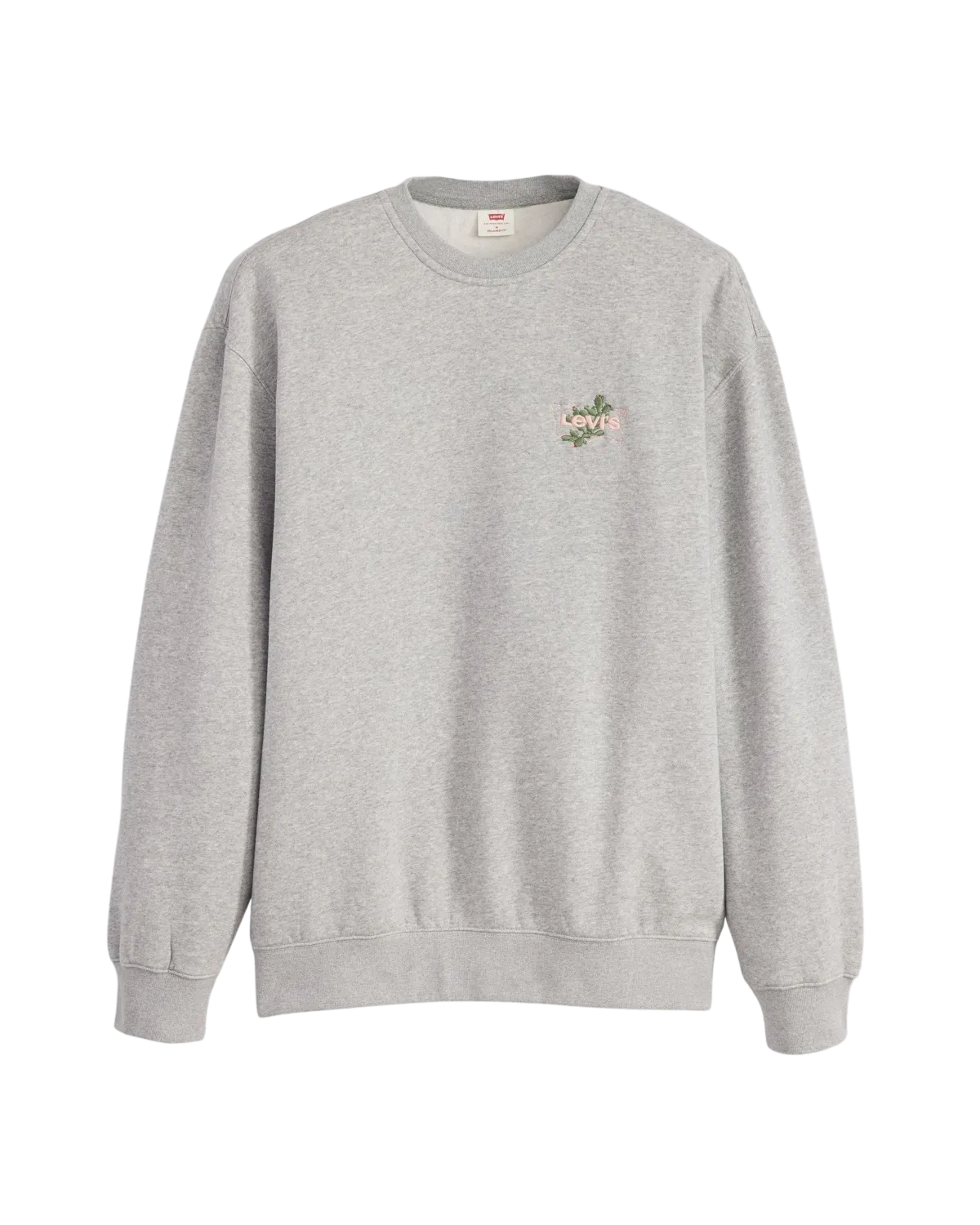 Levi's Kleidung Entspanntes Grafik-Sweatshirt in Heather Grey